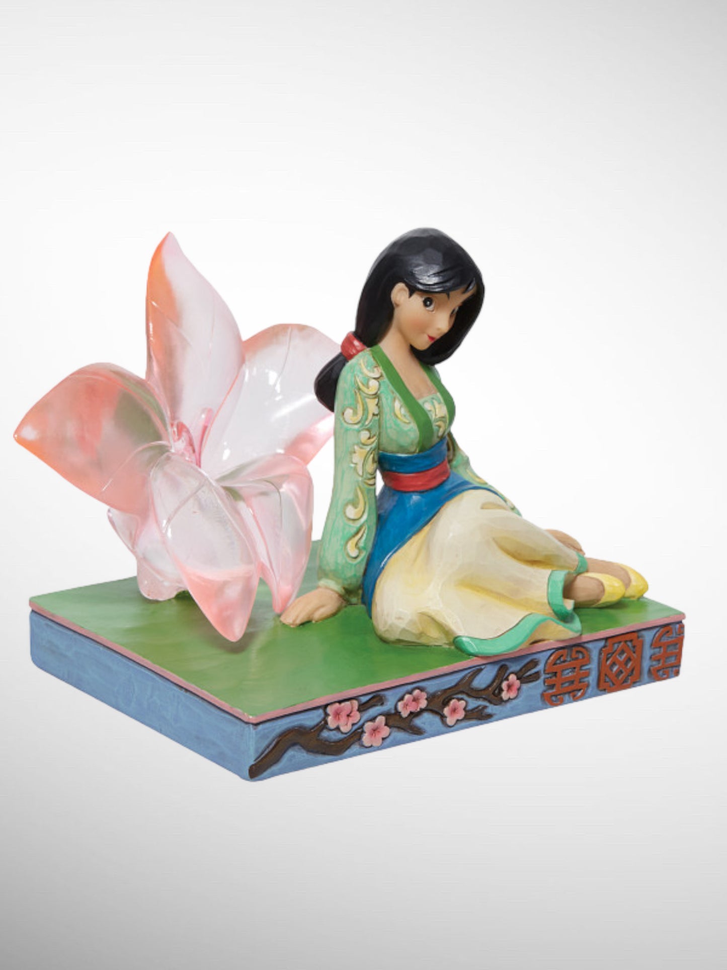 Jim Shore Disney Traditions - A Rare and Beautiful Bloom Mulan Cherry Blossom Figurine