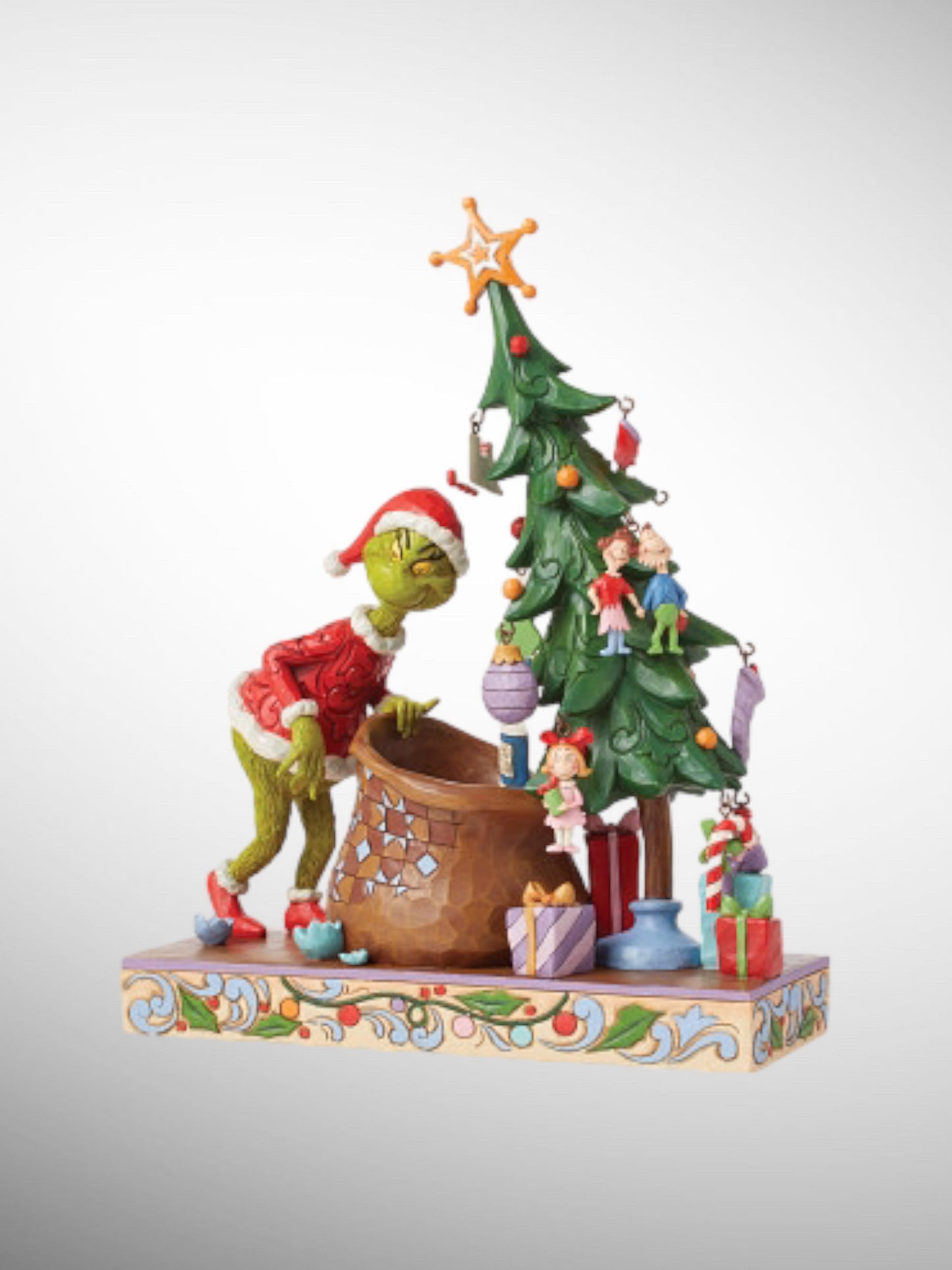 Jim Shore Dr. Seuss The Grinch - Grinch Countdown Calendar Figurine