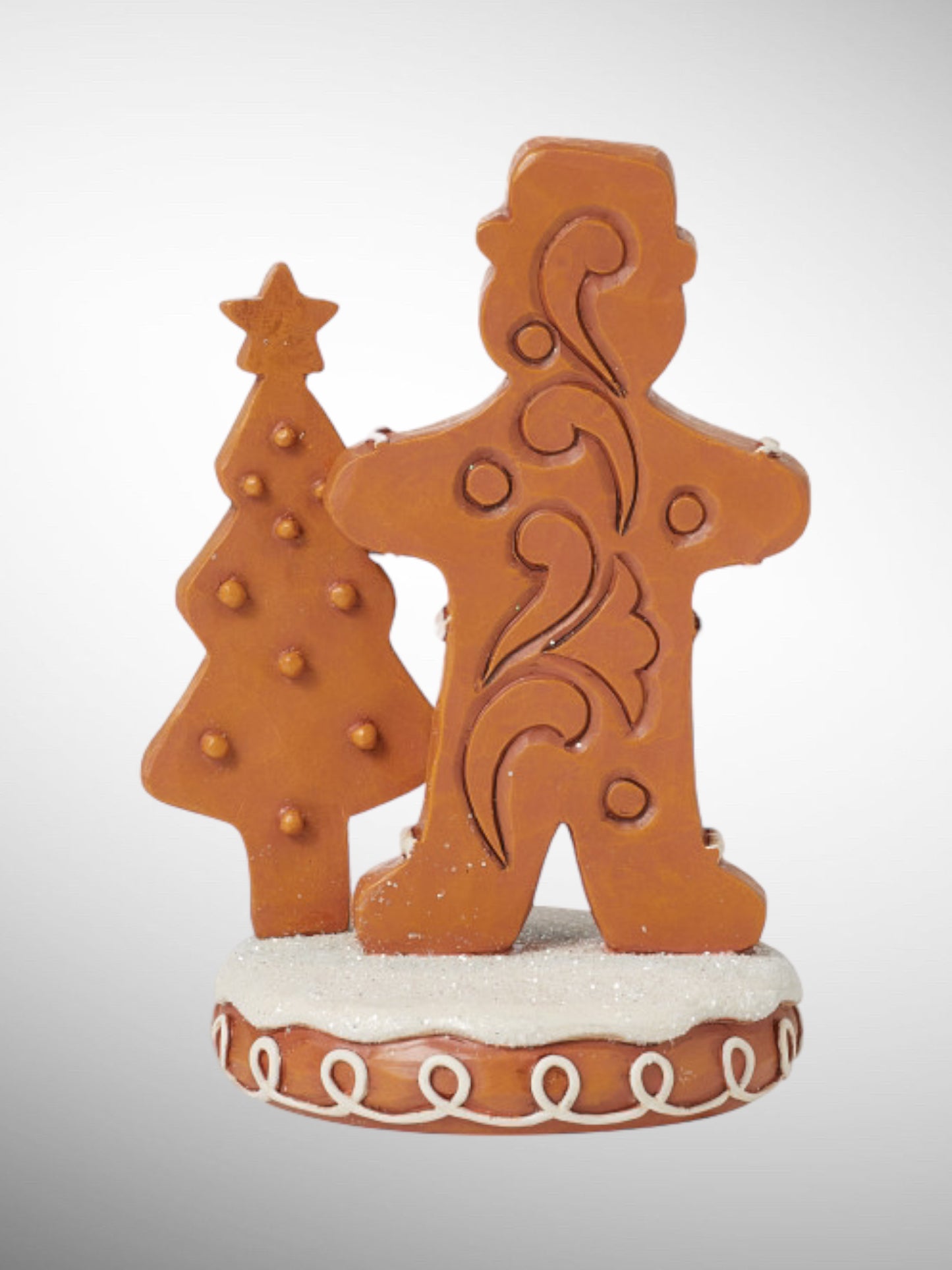 Jim Shore Gingerbread Christmas - Gingerbread Gent Figurine - PREORDER