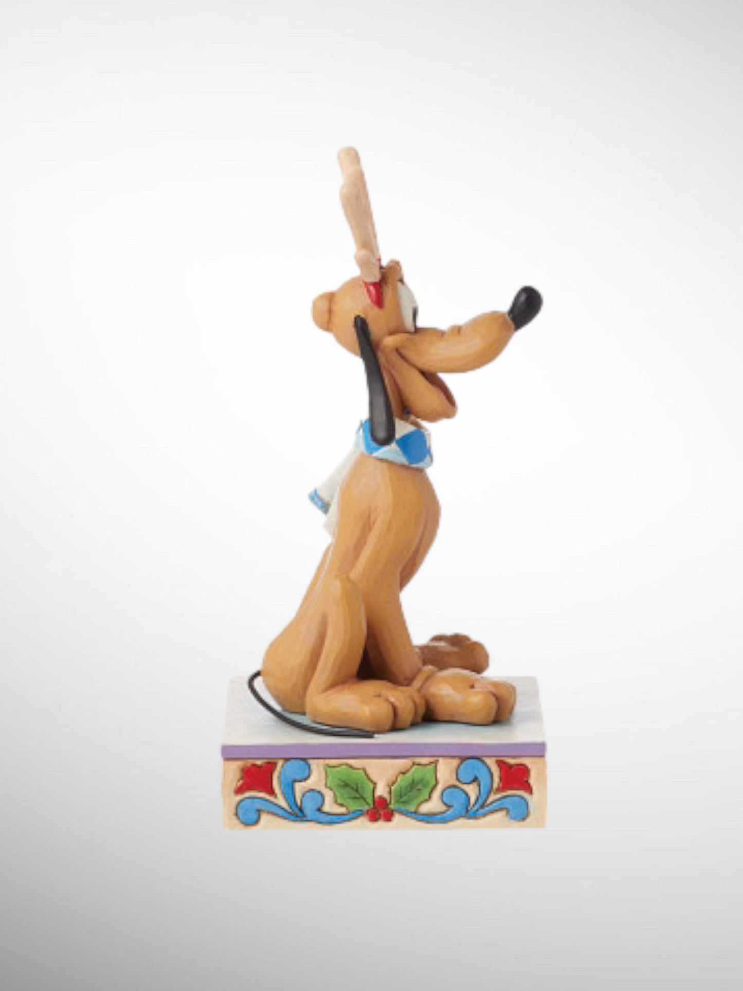 Jim Shore Disney Traditions - Dashing Rein-Dog Pluto Personality Pose Figurine