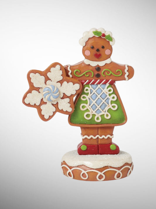 Jim Shore Gingerbread Christmas - Gingerbread Sweetie Figurine - PREORDER