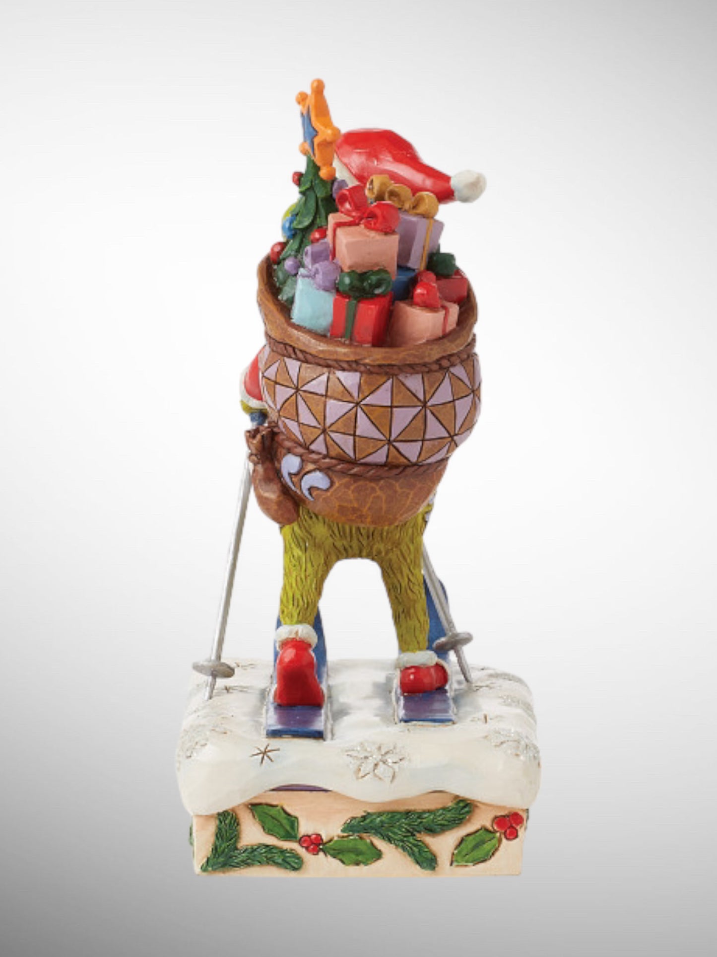 Jim Shore Dr. Seuss The Grinch - Grinch Skiing Figurine