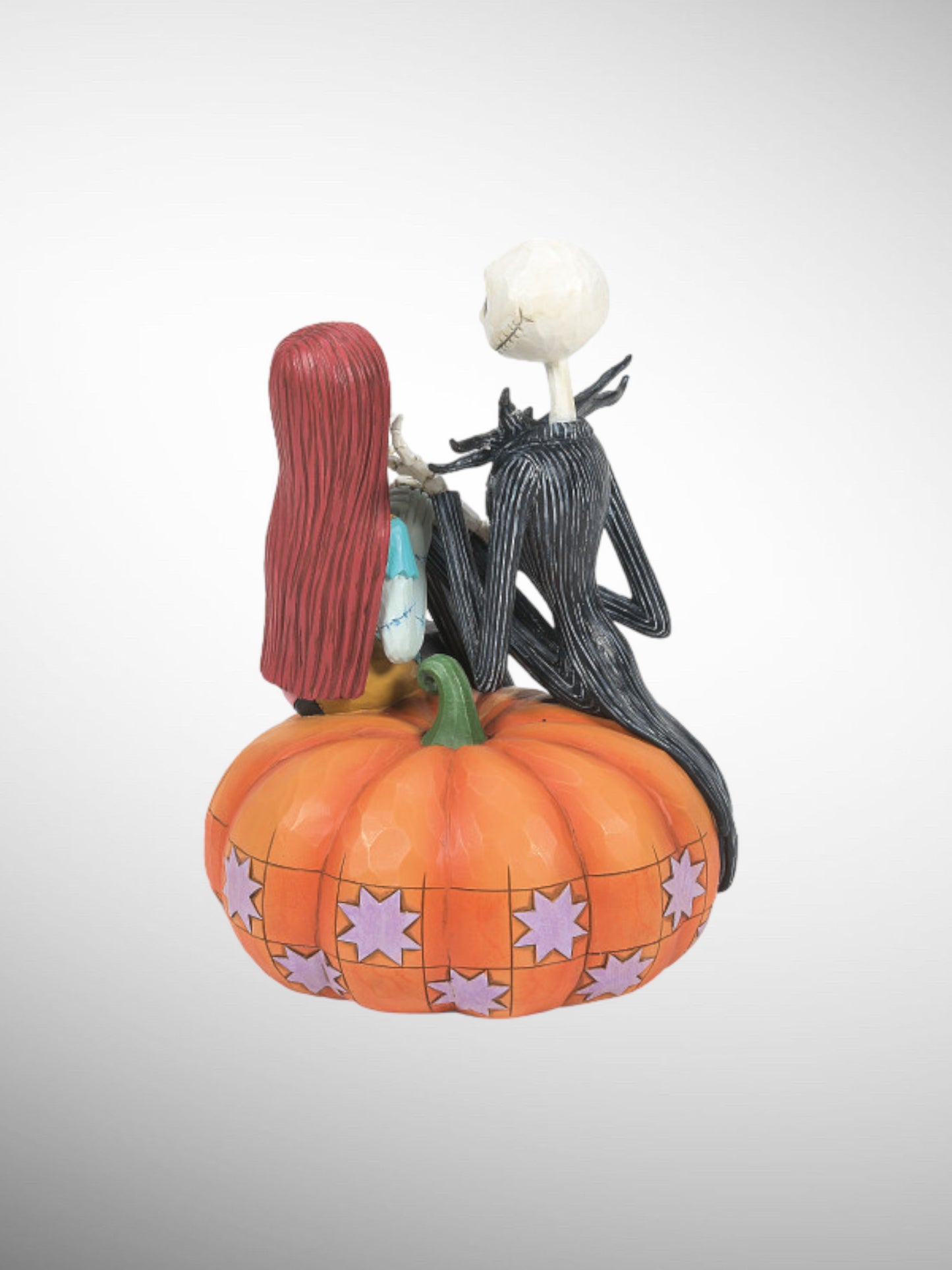 Jim Shore Disney Traditions - The Pumpkin King and Sally Nightmare Before Christmas Figurine