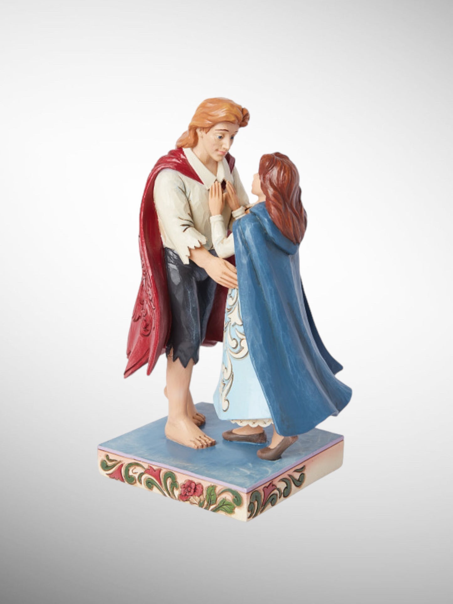 Jim Shore Disney Traditions - The Beauty of Love Belle and Prince Adam Figurine - PREORDER