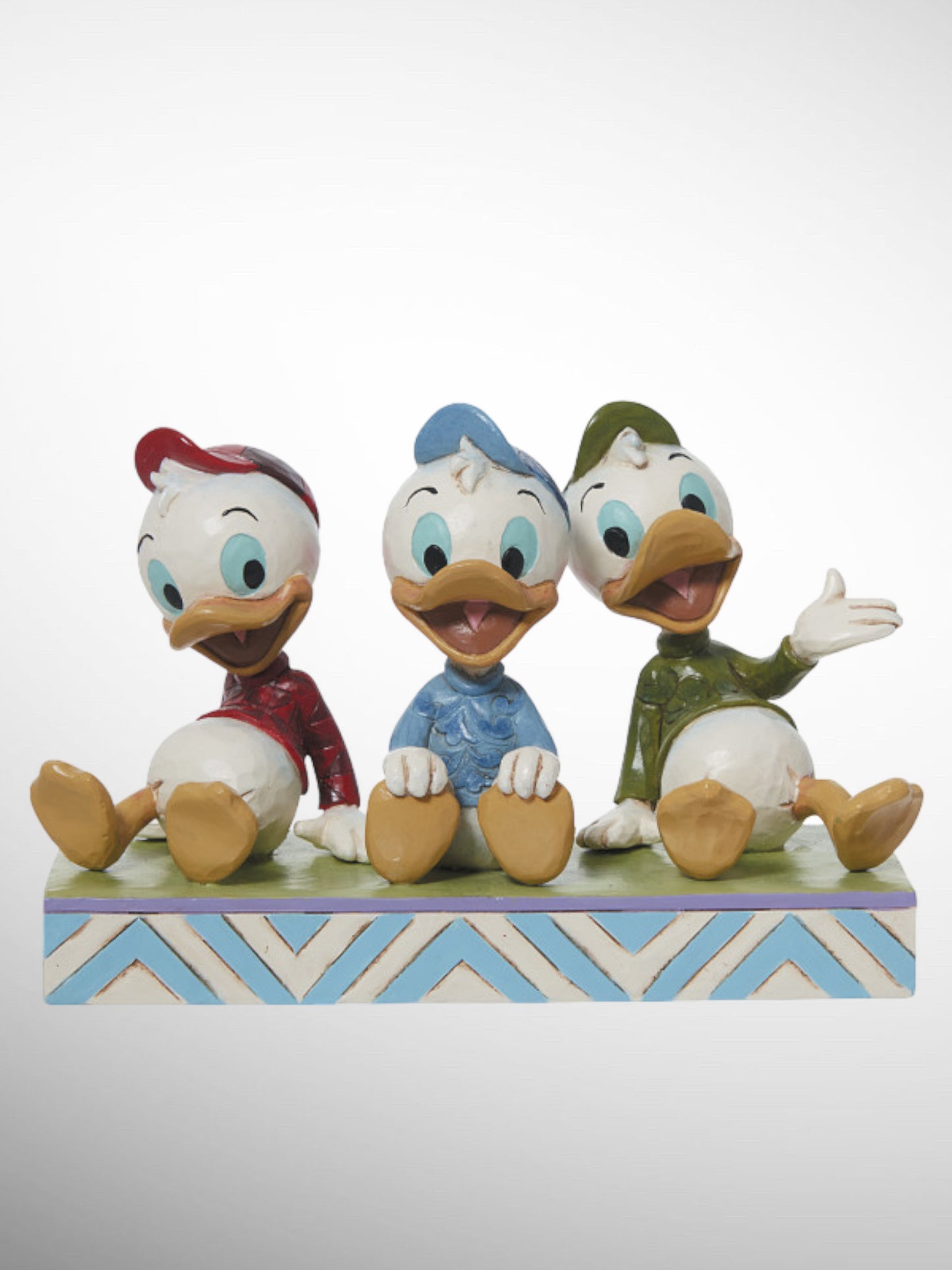 Jim Shore Disney Traditions - Terrific Trio Huey Dewey Louie Sitting Figurine