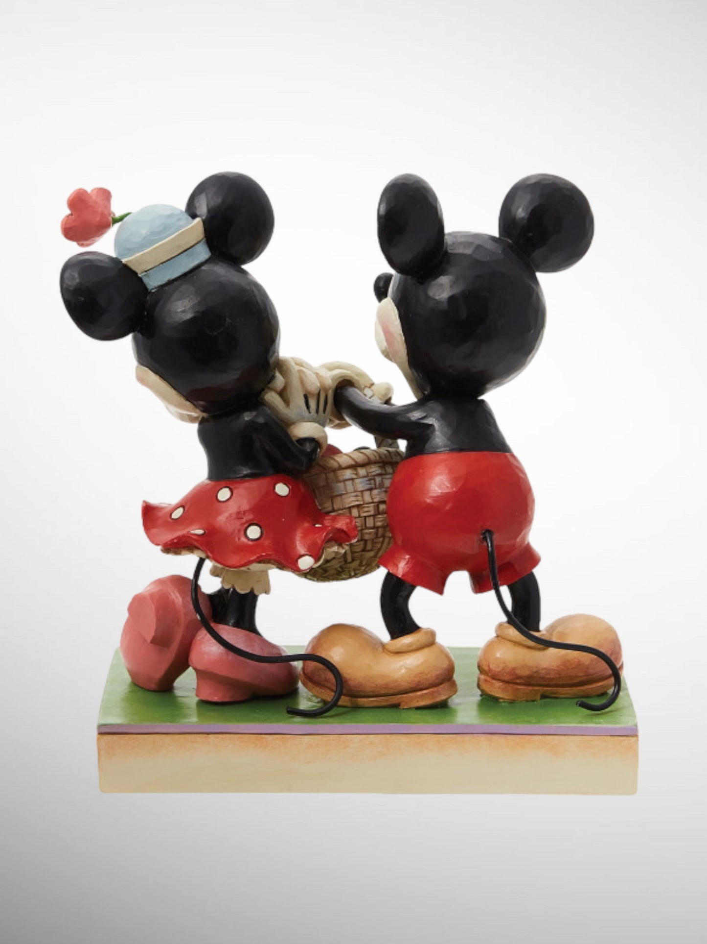 Jim Shore Disney Traditions - Springtime Sweethearts Mickey Minnie Easter Figurine