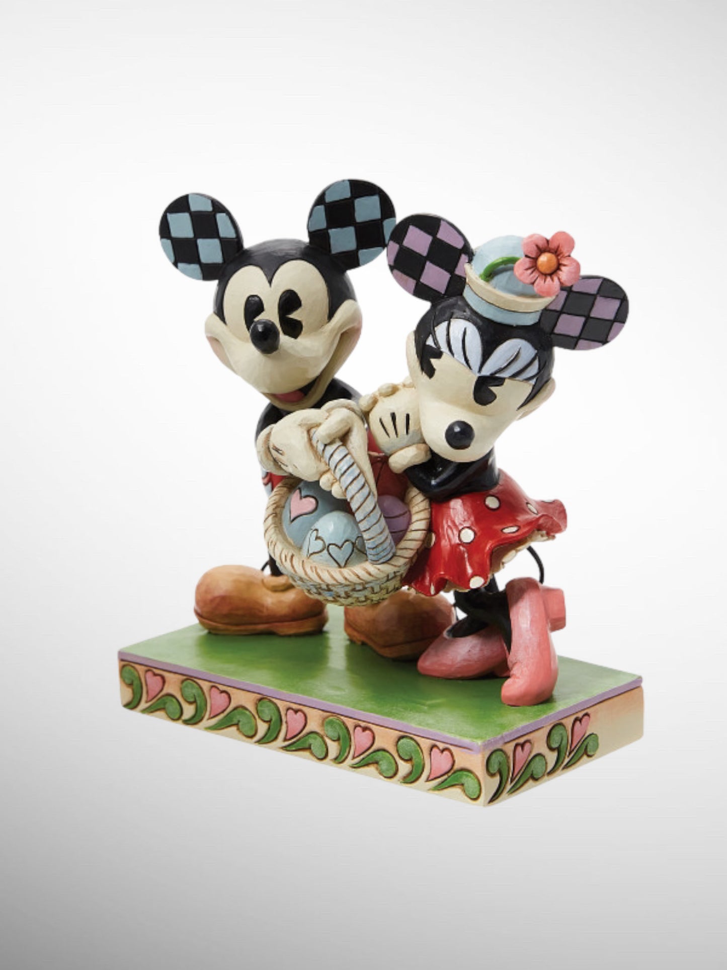 Jim Shore Disney Traditions - Springtime Sweethearts Mickey Minnie Easter Figurine