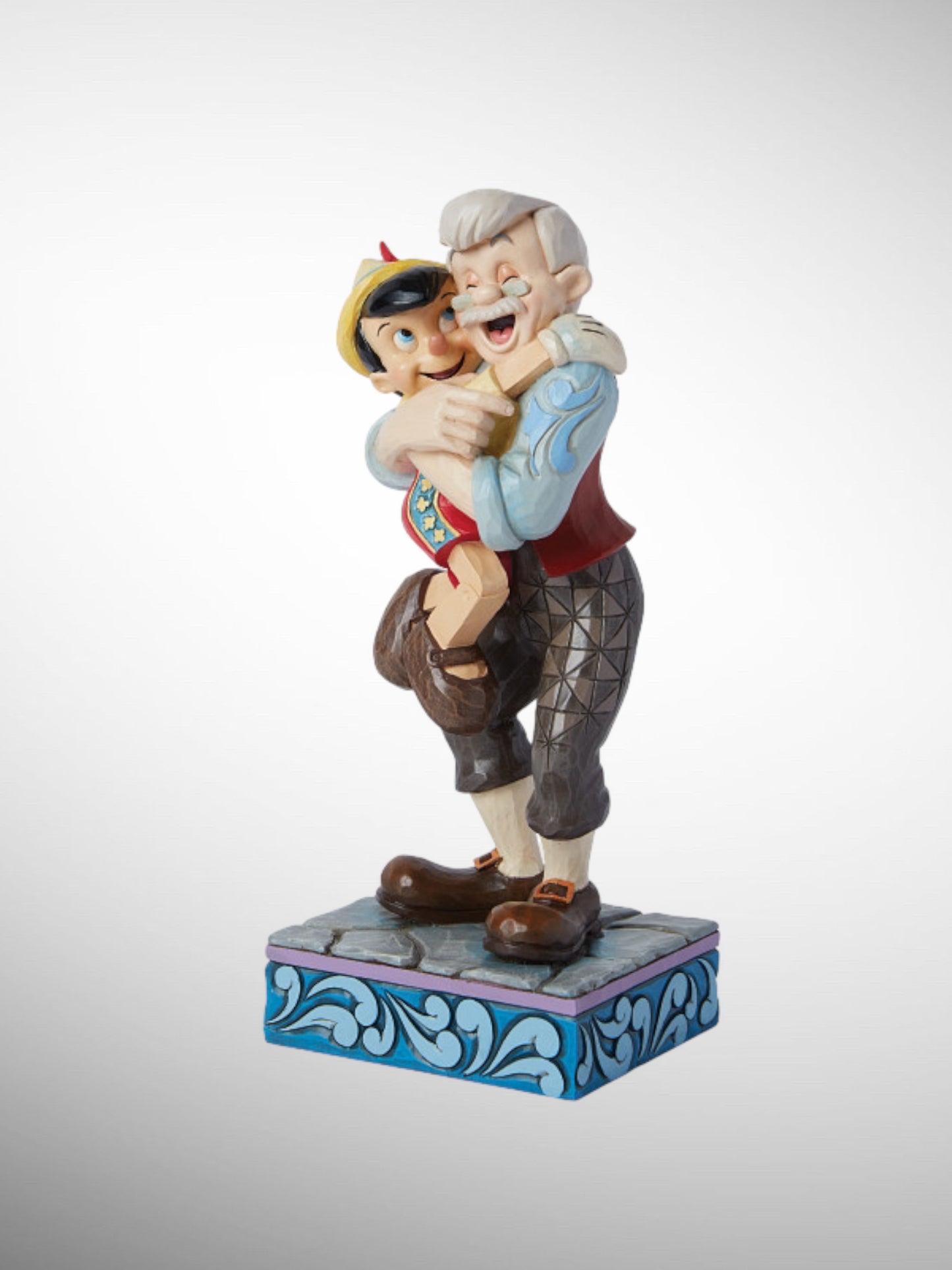 Jim Shore Disney Traditions - A Father's Love Gepetto and Pinocchio Figurine - PREORDER