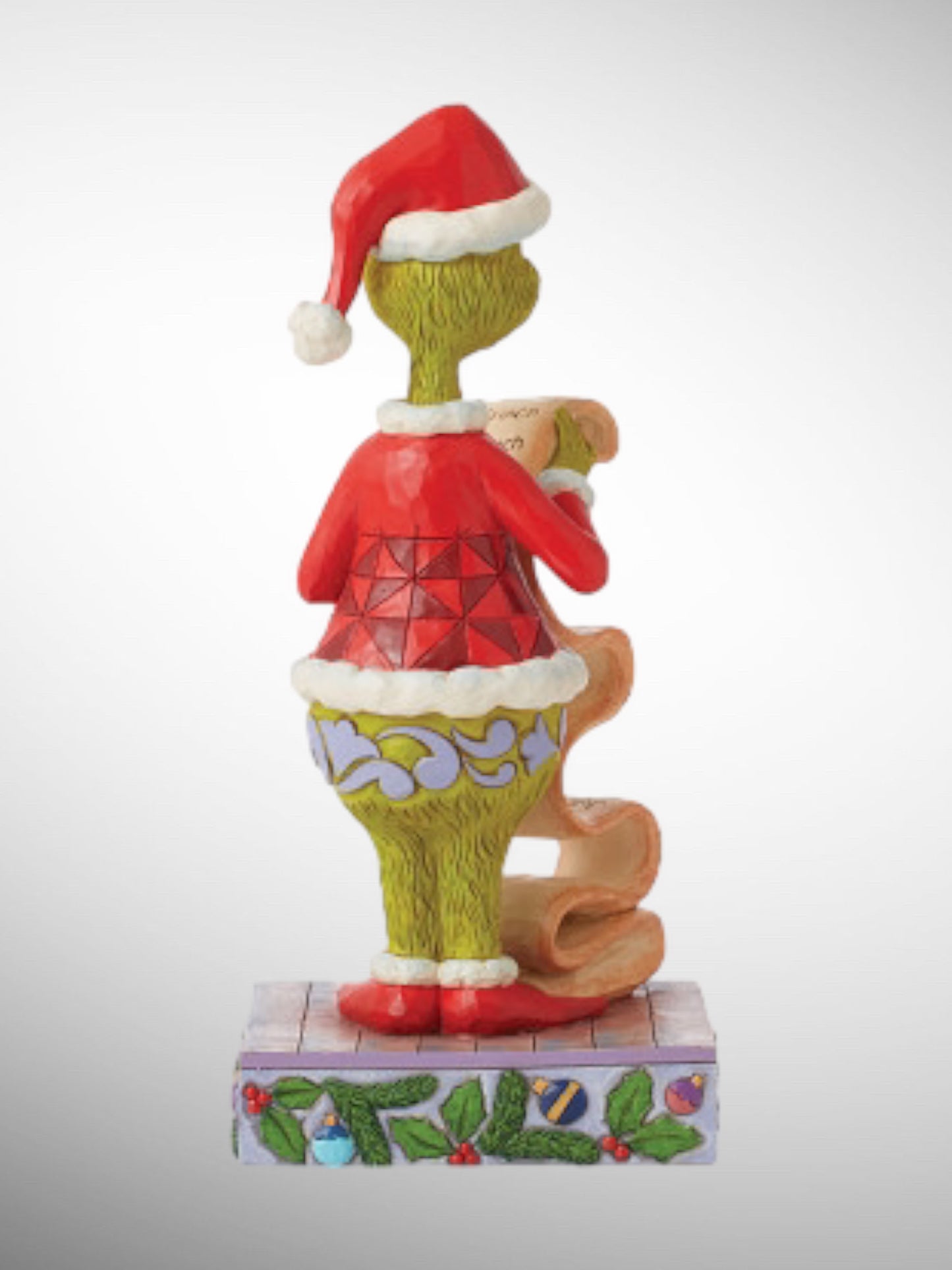 Jim Shore Dr. Seuss The Grinch - Naughty/Nice List Figurine