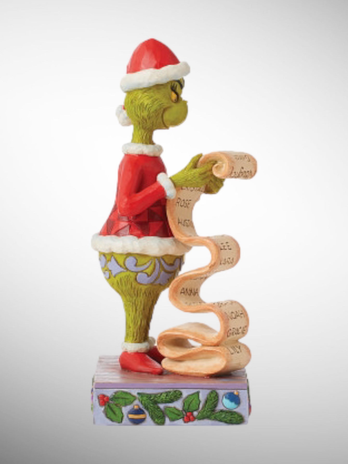 Jim Shore Dr. Seuss The Grinch - Naughty/Nice List Figurine