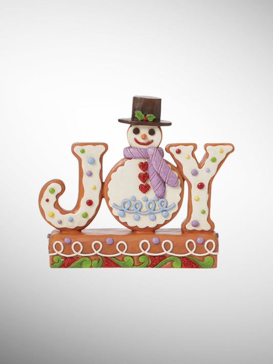 Jim Shore Gingerbread Christmas - Baked With Joy Figurine - PREORDER