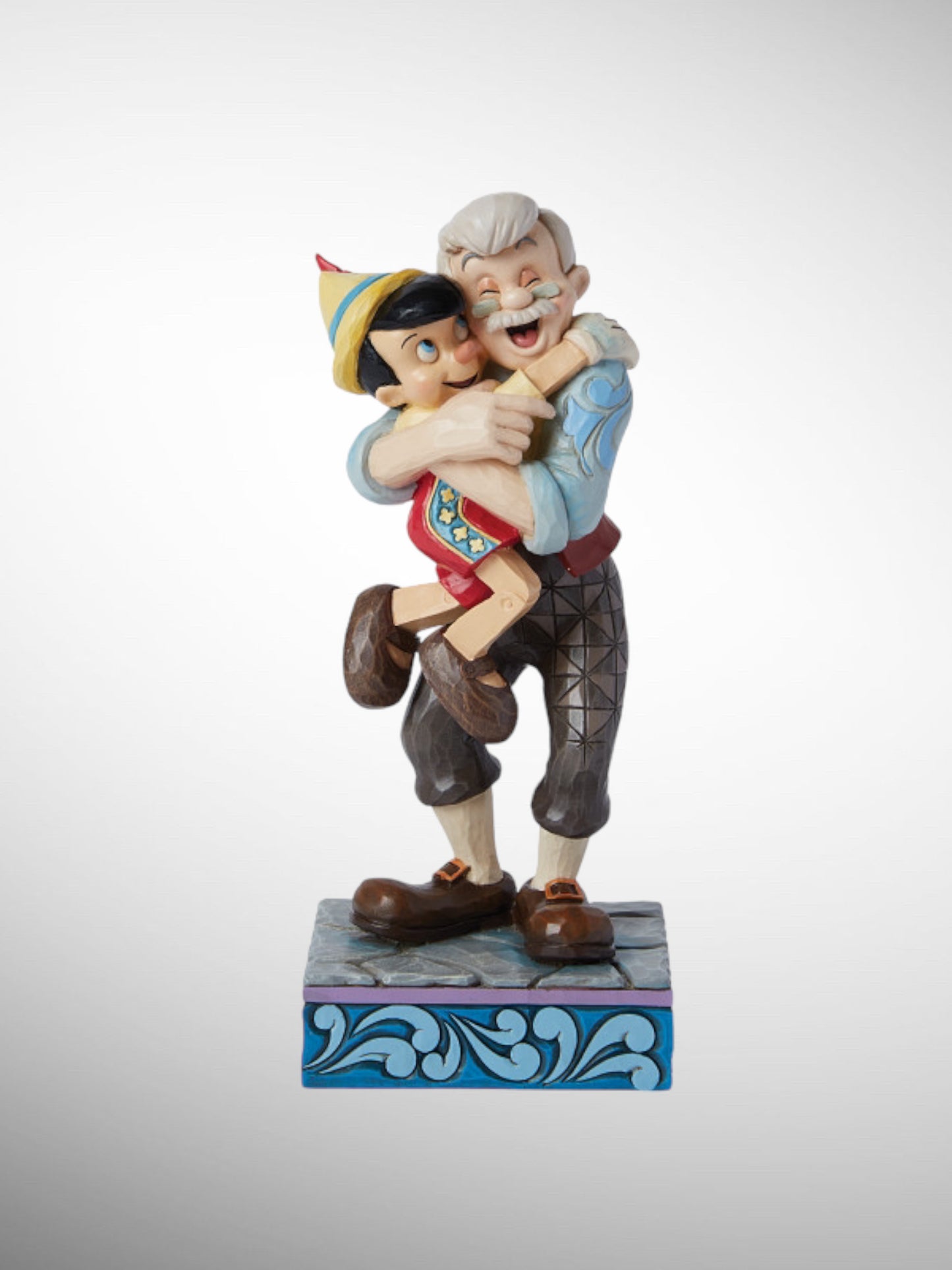 Jim Shore Disney Traditions - A Father's Love Gepetto and Pinocchio Figurine - PREORDER