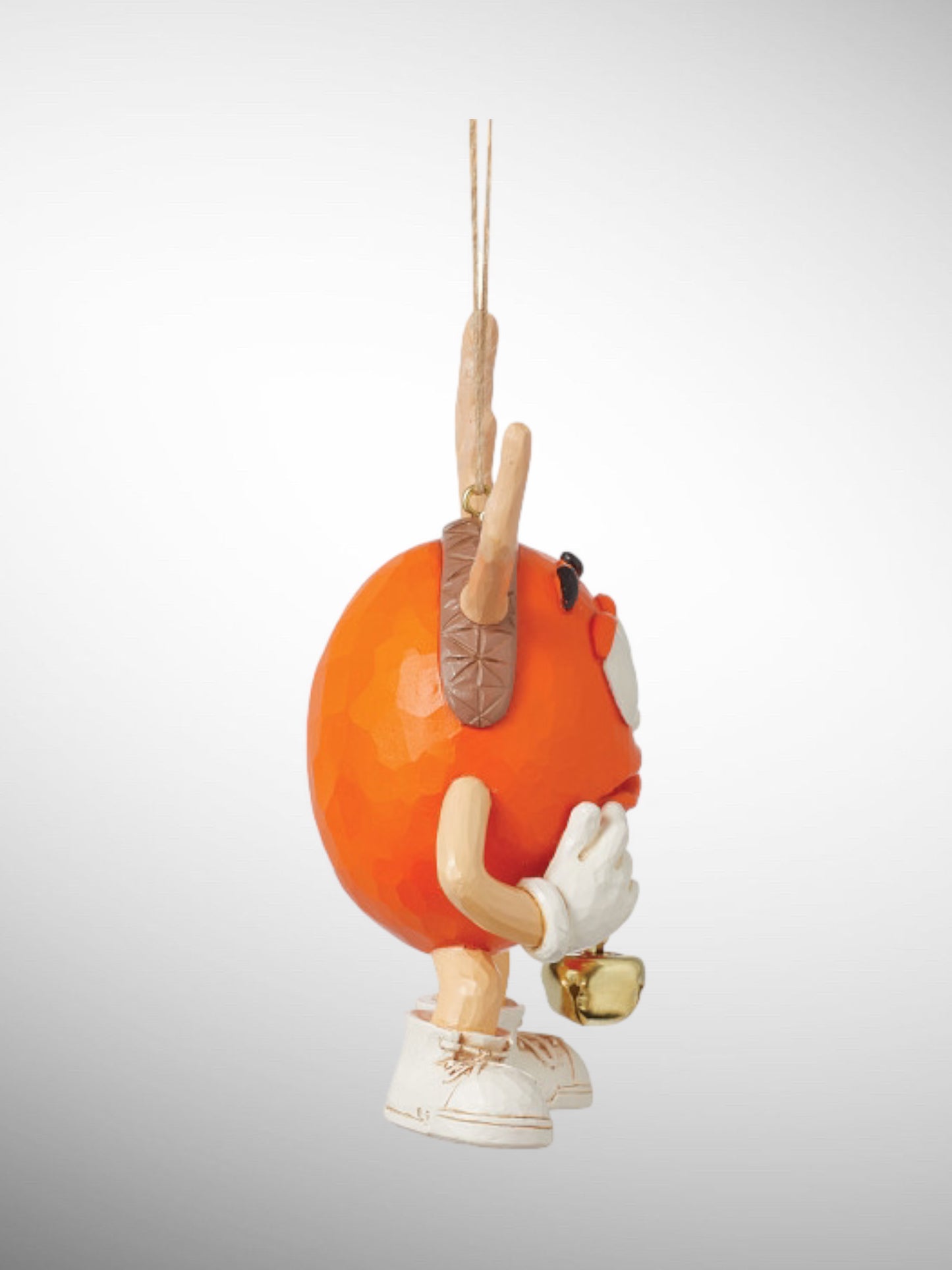 Jim Shore M&M's Collection - Orange Reindeer Hanging Ornament