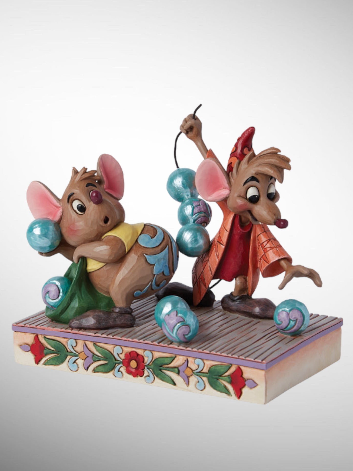 Jim Shore Disney Traditions - Beads for Cinderelly Gus and Jaq Cinderella Figurine - PREORDER