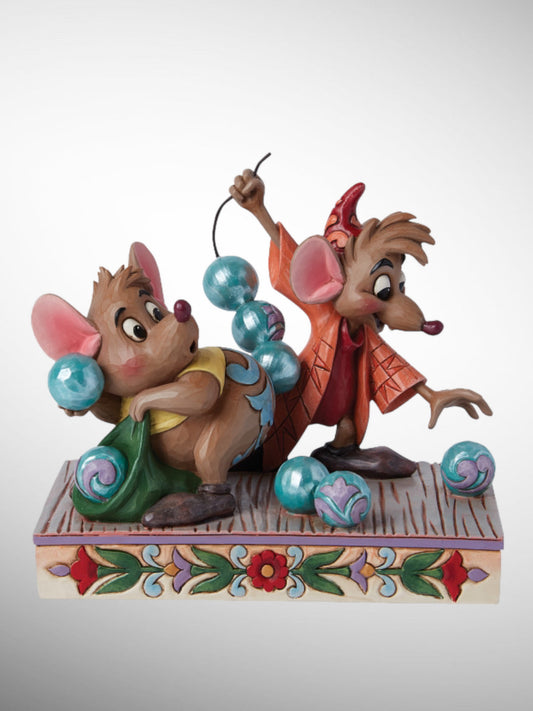 Jim Shore Disney Traditions - Beads for Cinderelly Gus and Jaq Cinderella Figurine - PREORDER