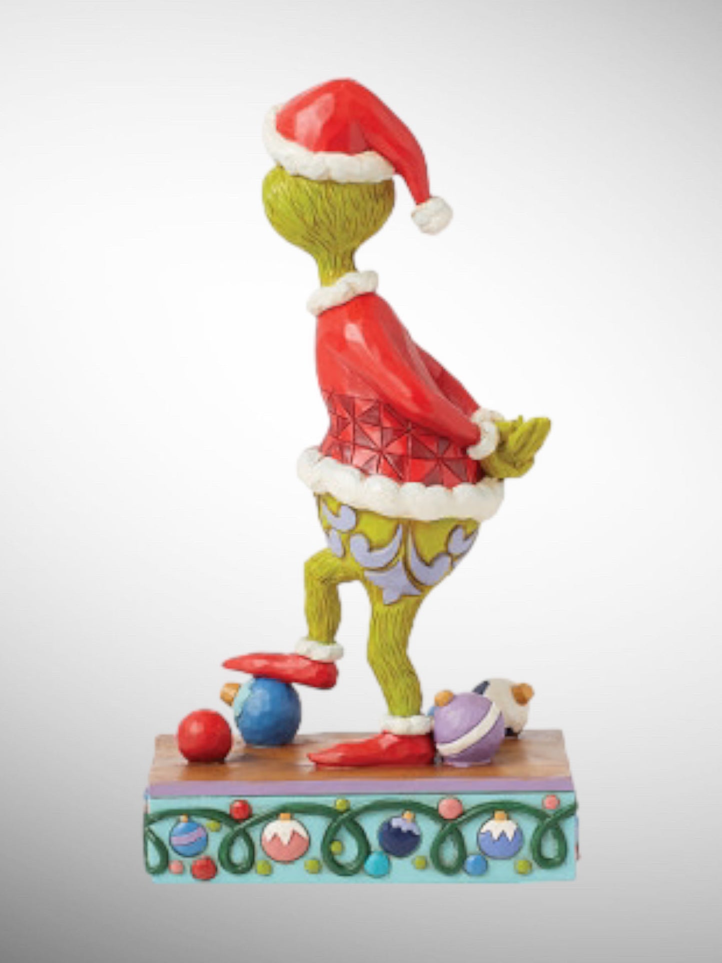 Jim Shore Dr. Seuss The Grinch - Stepping on Ornaments Figurine