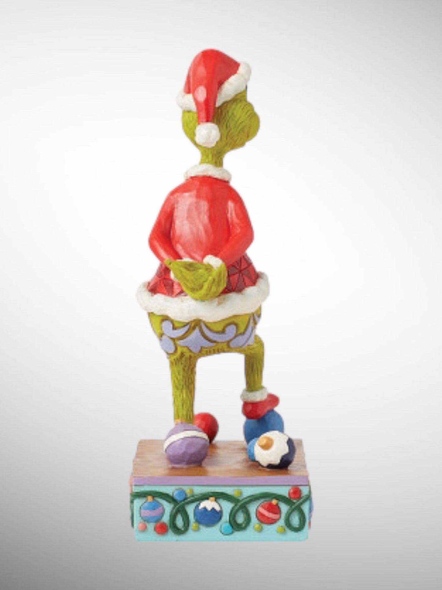 Jim Shore Dr. Seuss The Grinch - Stepping on Ornaments Figurine