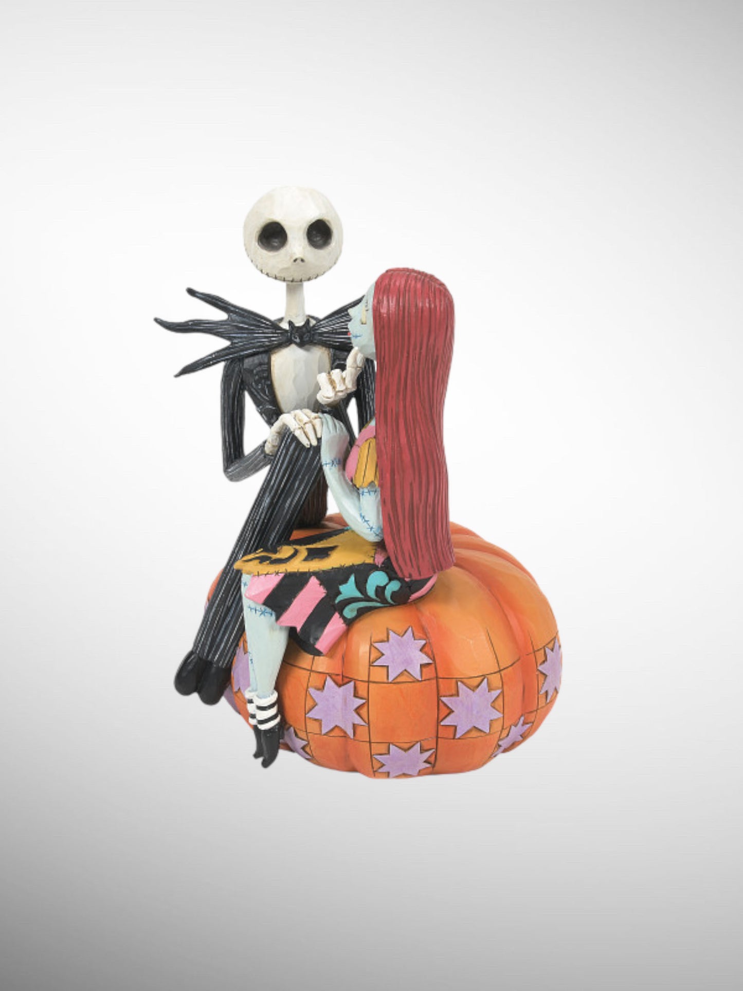 Jim Shore Disney Traditions - The Pumpkin King and Sally Nightmare Before Christmas Figurine