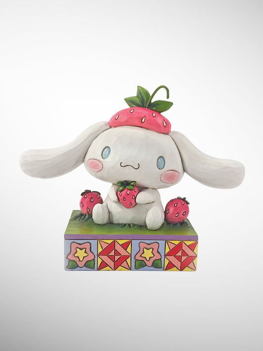 Jim Shore Sanrio Collection - Cinnamoroll Strawberry Hello Kitty Figurine