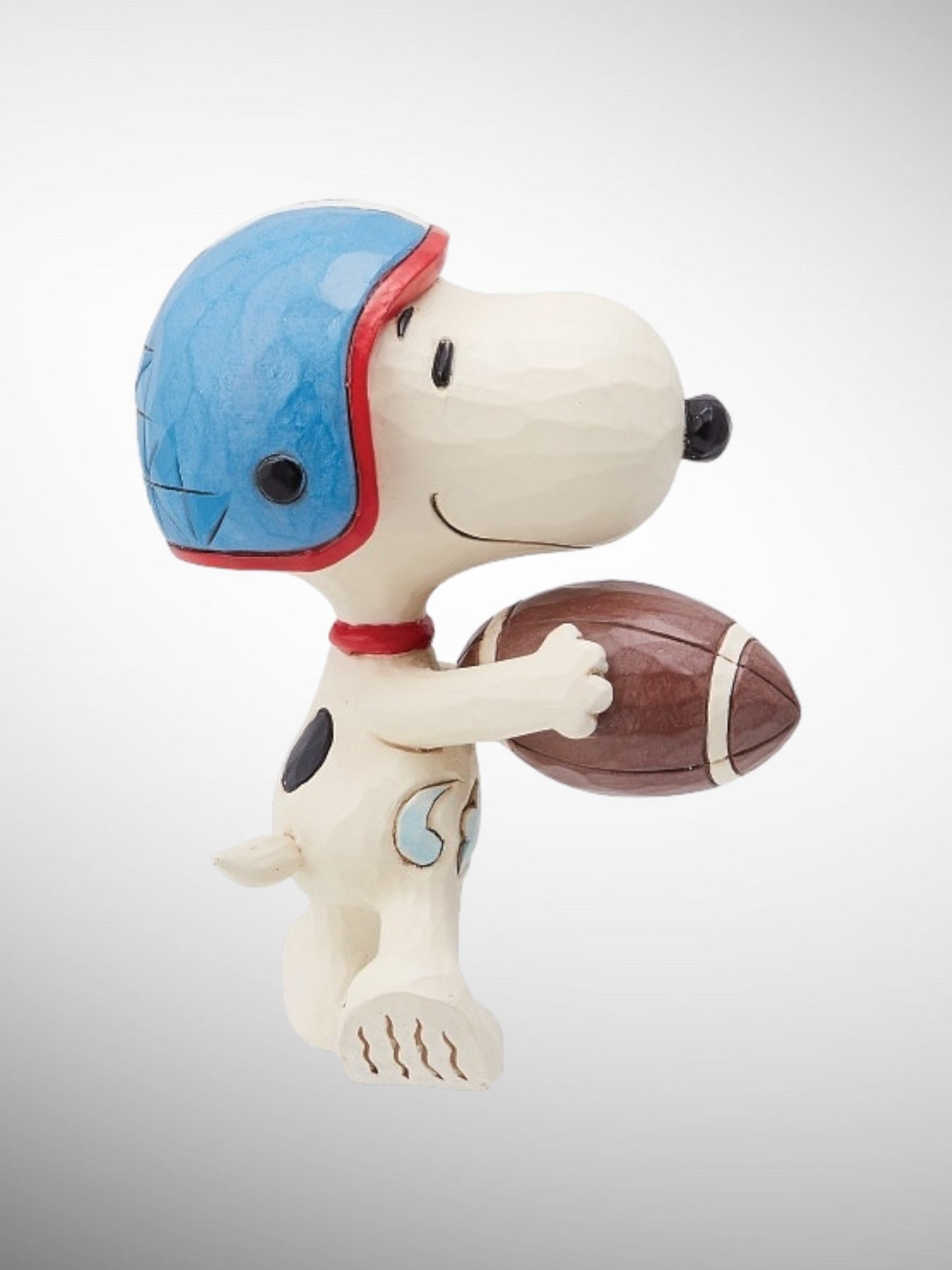 Jim Shore Peanuts - Snoopy Football Mini Figurine