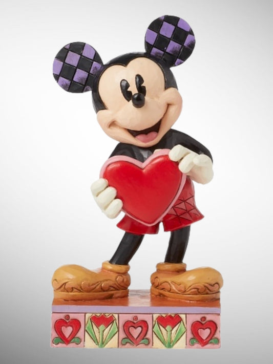 Jim Shore Disney Traditions - A Love Note Mickey Personalizable Figurine