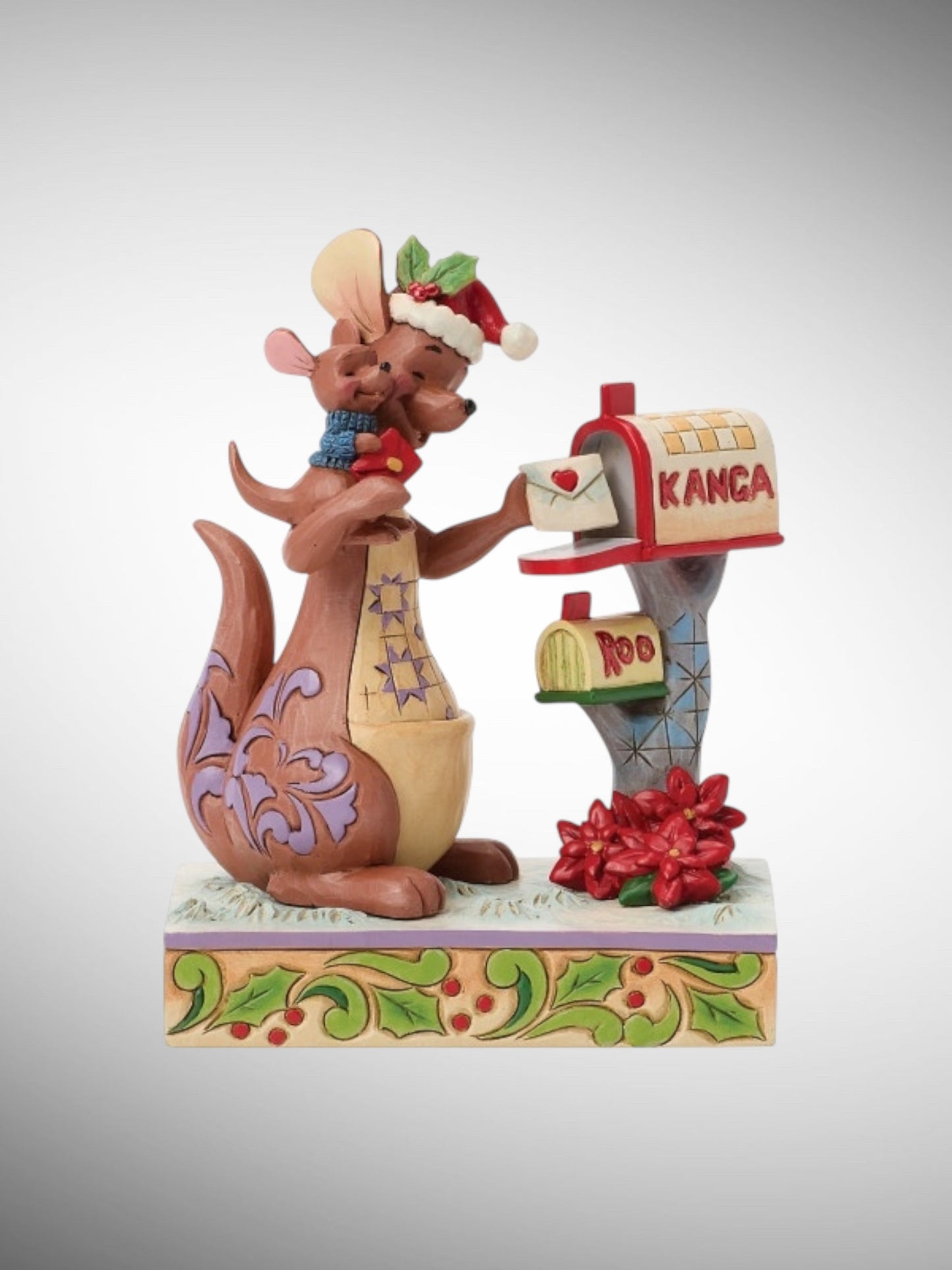 Jim Shore Disney Traditions -  Roo's Holiday Wish Kanga Roo Christmas Figurine - PREORDER