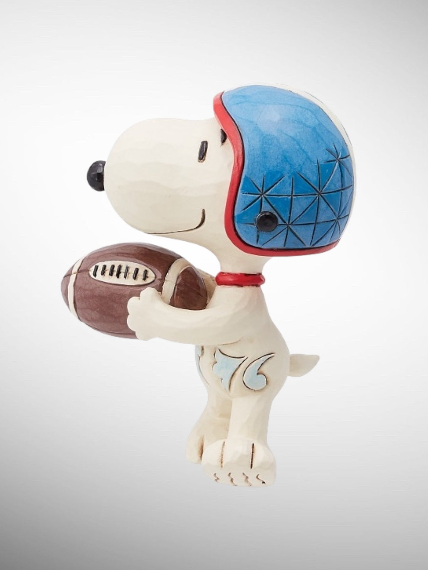 Jim Shore Peanuts - Snoopy Football Mini Figurine