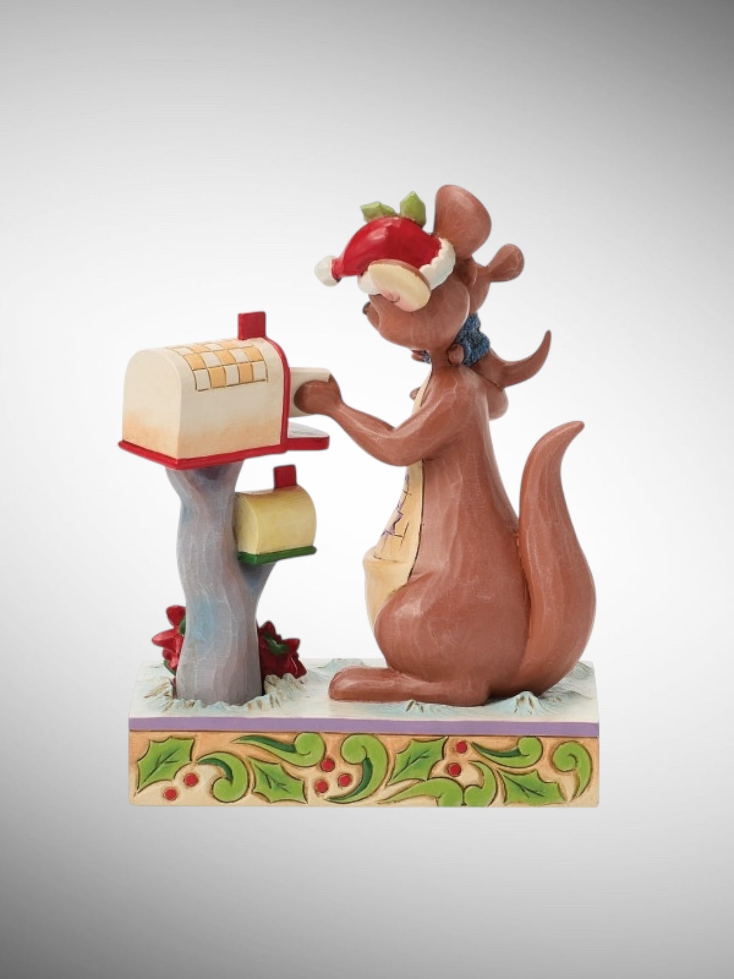 Jim Shore Disney Traditions -  Roo's Holiday Wish Kanga Roo Christmas Figurine - PREORDER