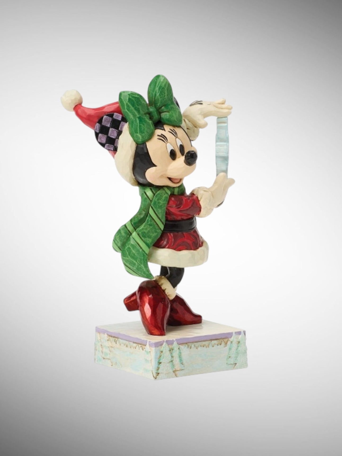 Jim Shore Disney Traditions -  Snow Unique Christmas Minnie Snowflake Figurine - PREORDER