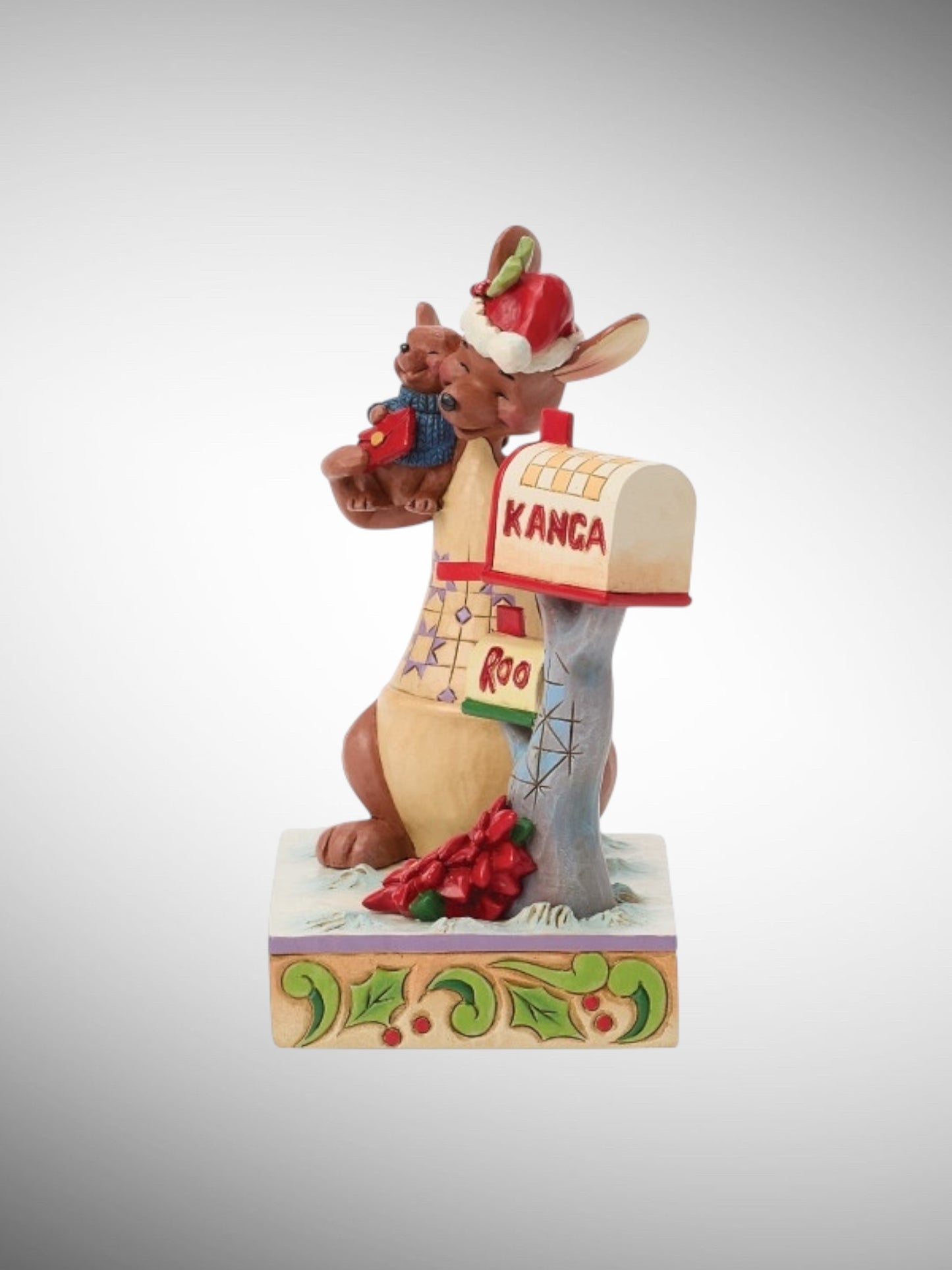 Jim Shore Disney Traditions -  Roo's Holiday Wish Kanga Roo Christmas Figurine - PREORDER