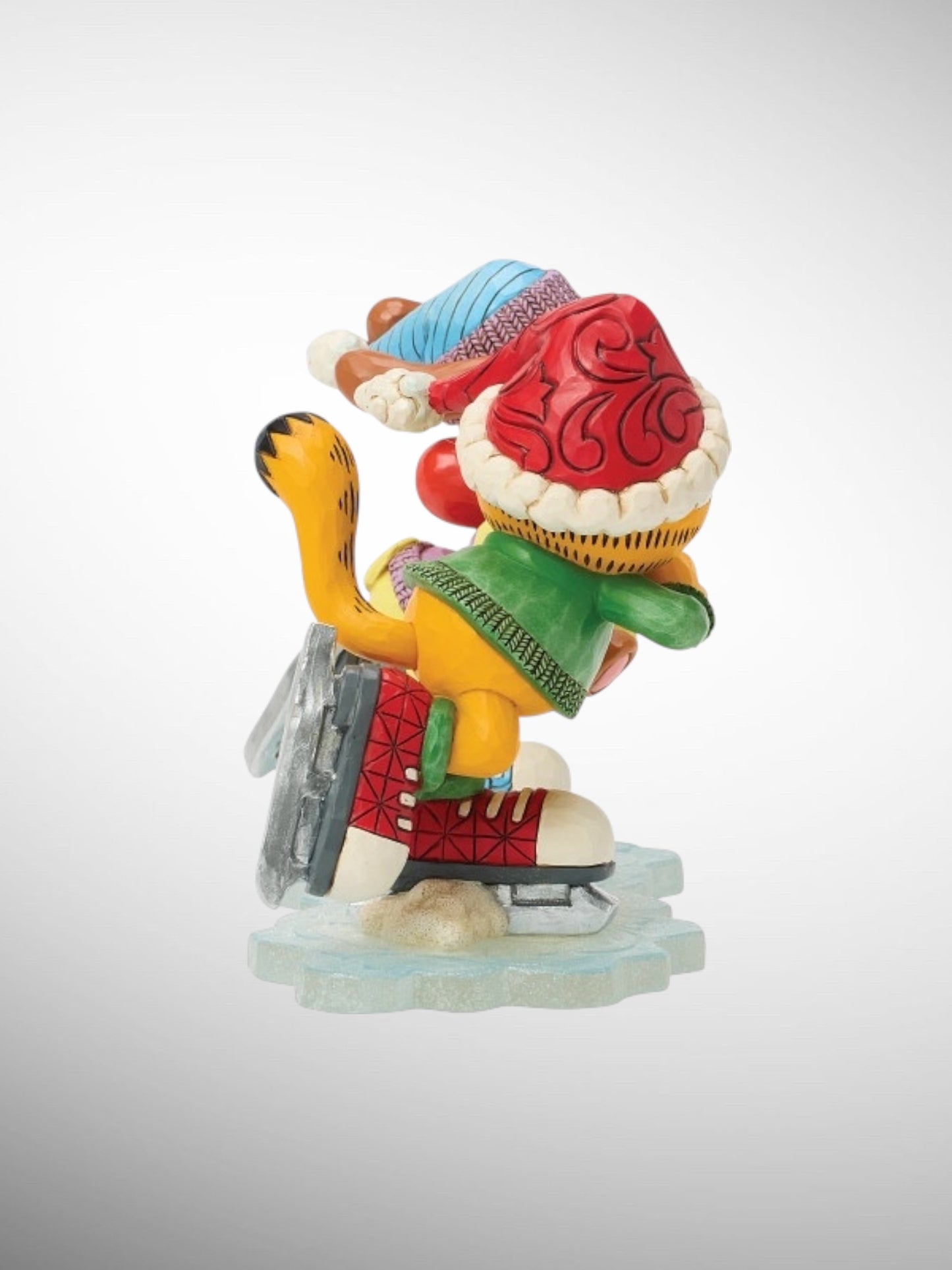 Jim Shore Garfield - Skating Through The Holidays Christmas Odie Pooky Figurine - PREORDER
