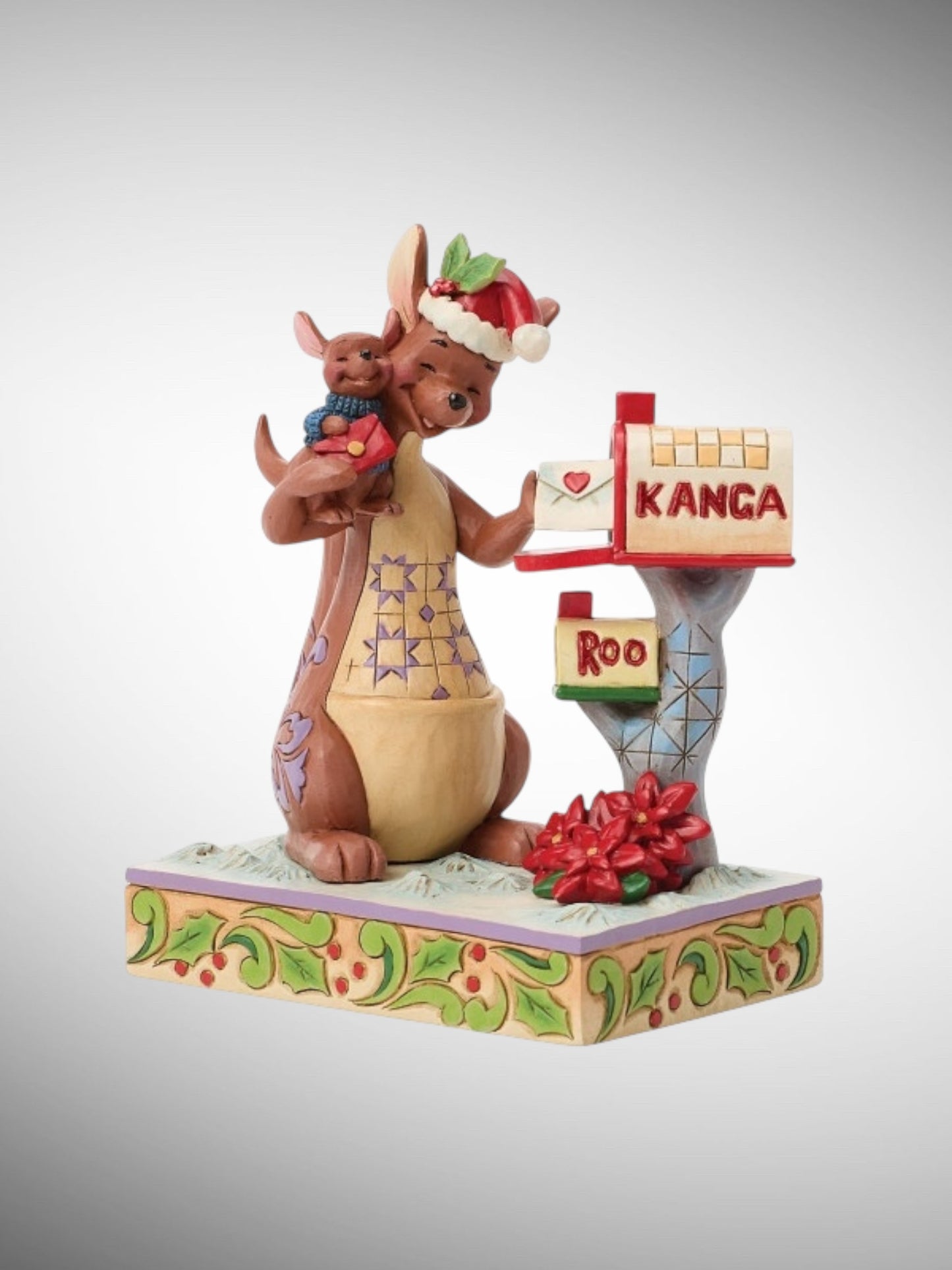 Jim Shore Disney Traditions -  Roo's Holiday Wish Kanga Roo Christmas Figurine - PREORDER