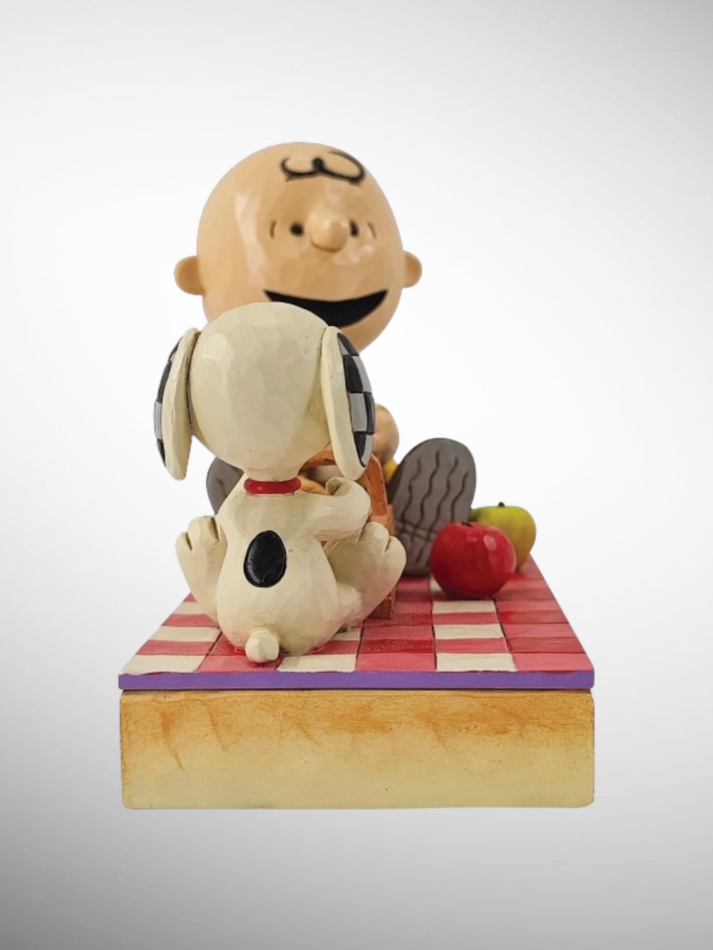 Jim Shore Peanuts - Picnic Pals Snoopy Woodstock Charlie Brown Figurine