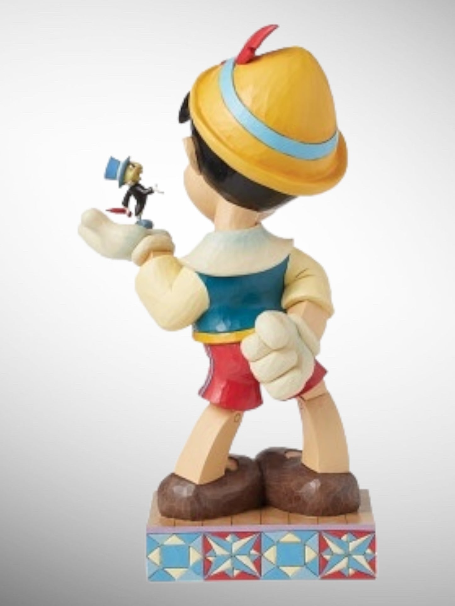 Jim Shore Disney Traditions - When Dreams Come to Life Pinocchio Jiminy Cricket Big Figurine - PREORDER