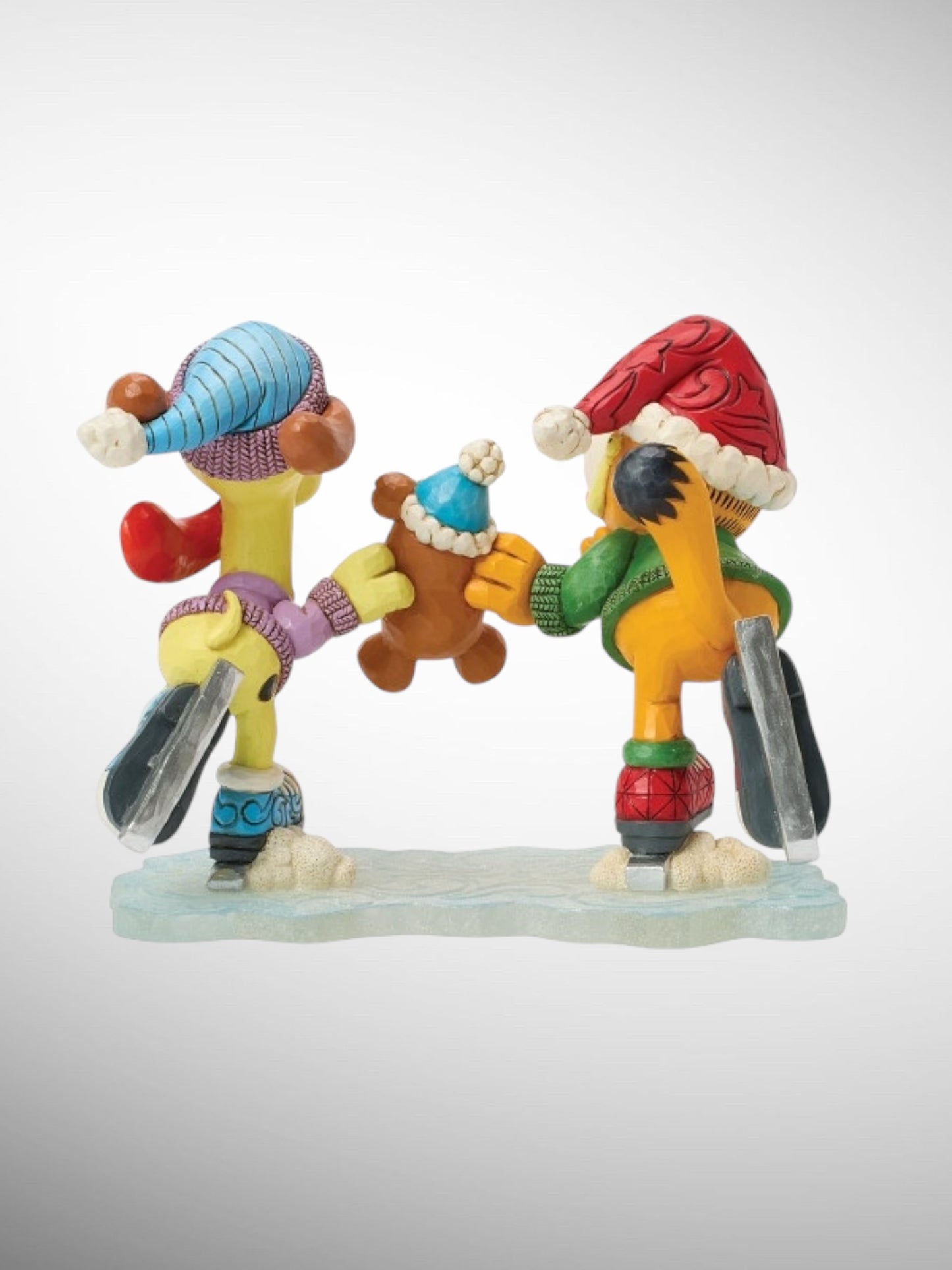 Jim Shore Garfield - Skating Through The Holidays Christmas Odie Pooky Figurine - PREORDER