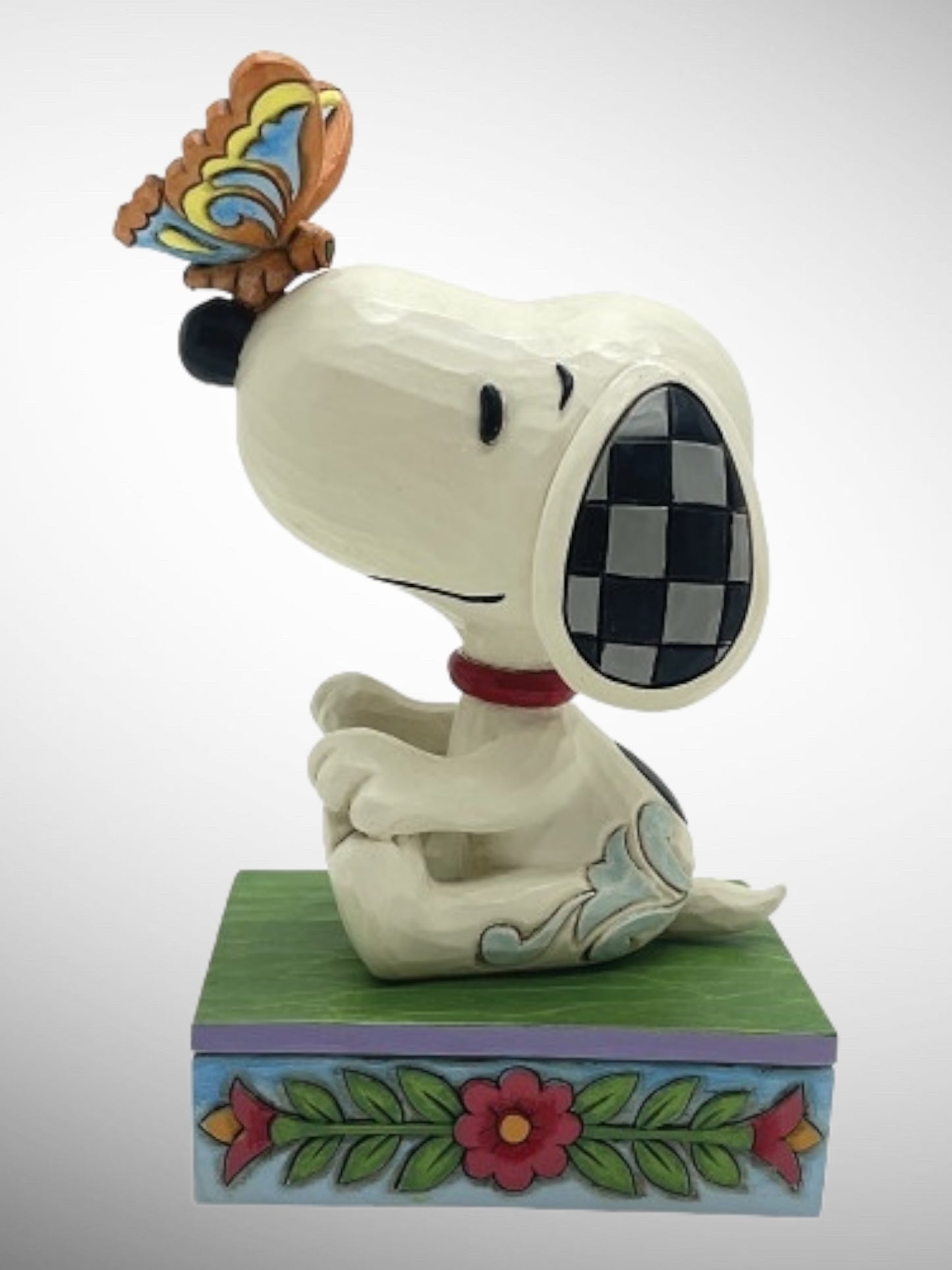 Jim Shore Peanuts - The Perfect Landing Snoopy Butterfly Figurine - PREORDER