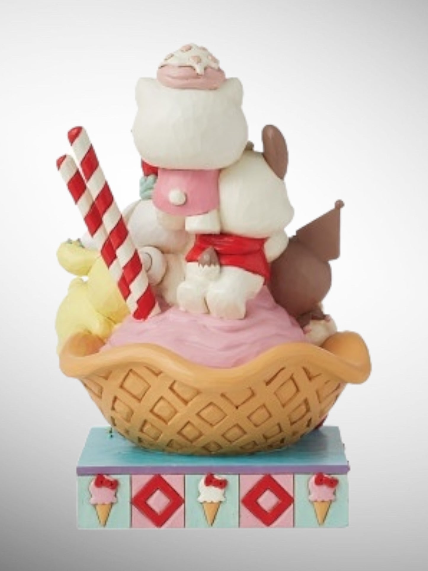 Jim Shore Sanrio Collection - Hello Kitty and Friends Ice Cream Figurine - PREORDER