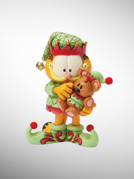 Jim Shore Garfield - An Elf's Best Friend Christmas Pooky Figurine - PREORDER