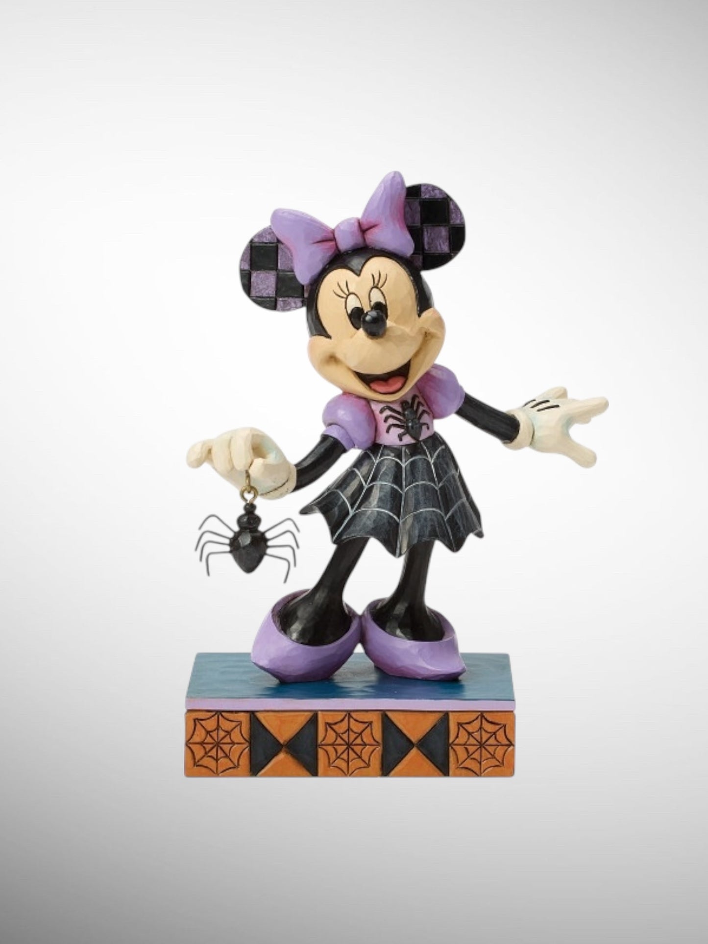 Jim Shore Disney Traditions - Web-tastic Halloween Minnie Mouse Figurine - PREORDER