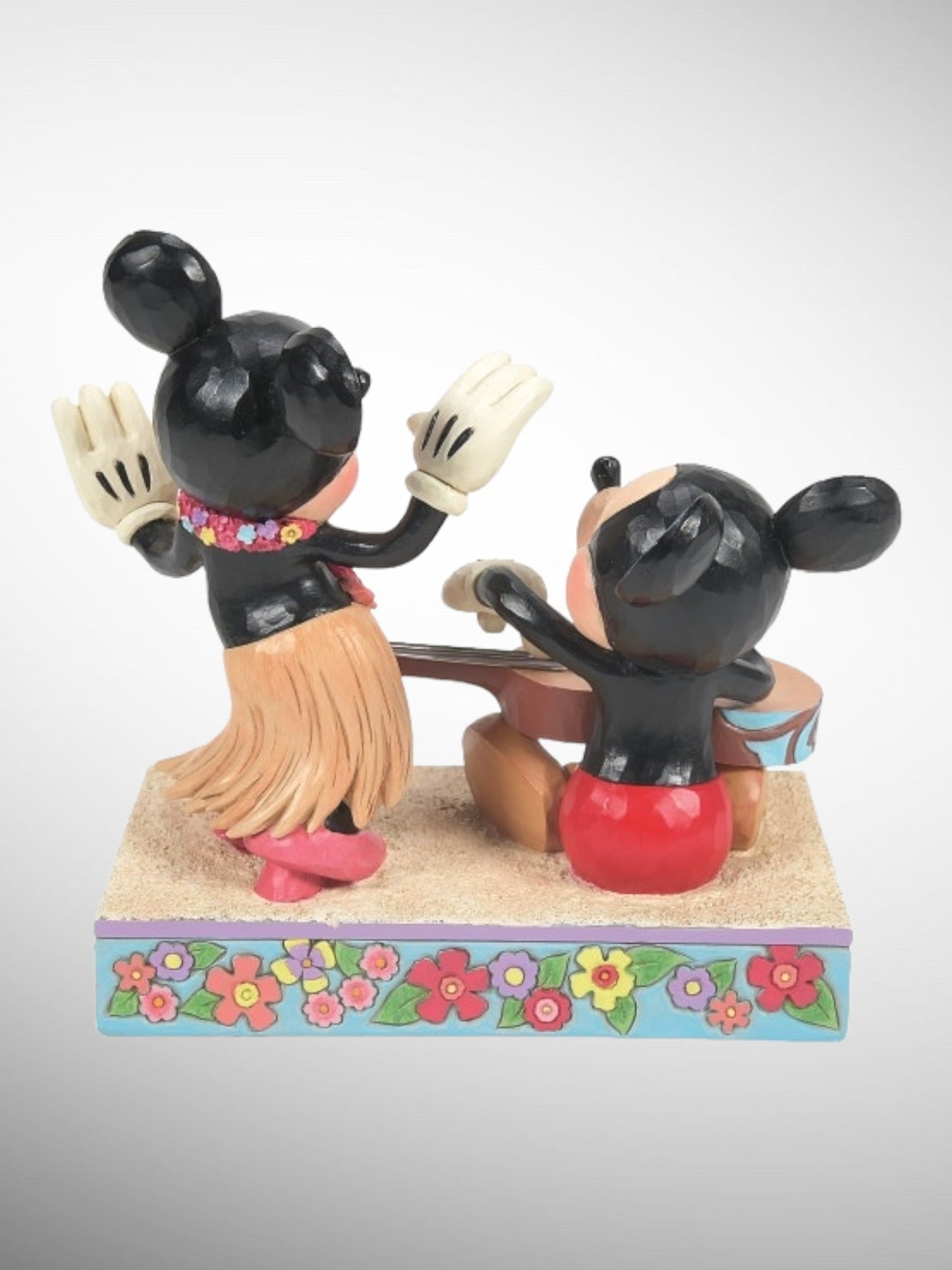 Jim Shore Disney Traditions - Hawaiian Holiday Mickey Minnie Figurine