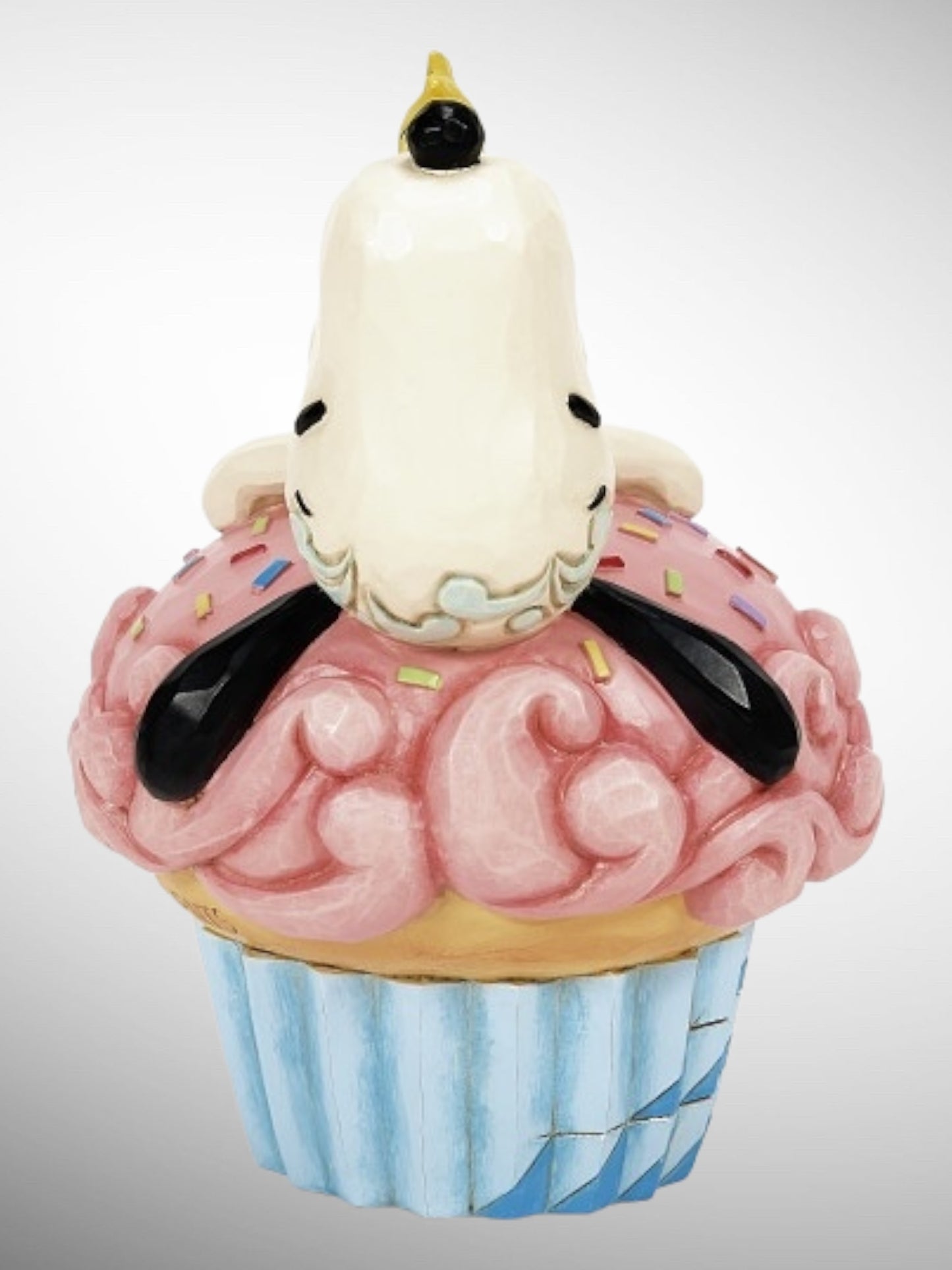 Jim Shore Peanuts - Sprinkle Snooze Snoopy Woodstock Cupcake Figurine - PREORDER