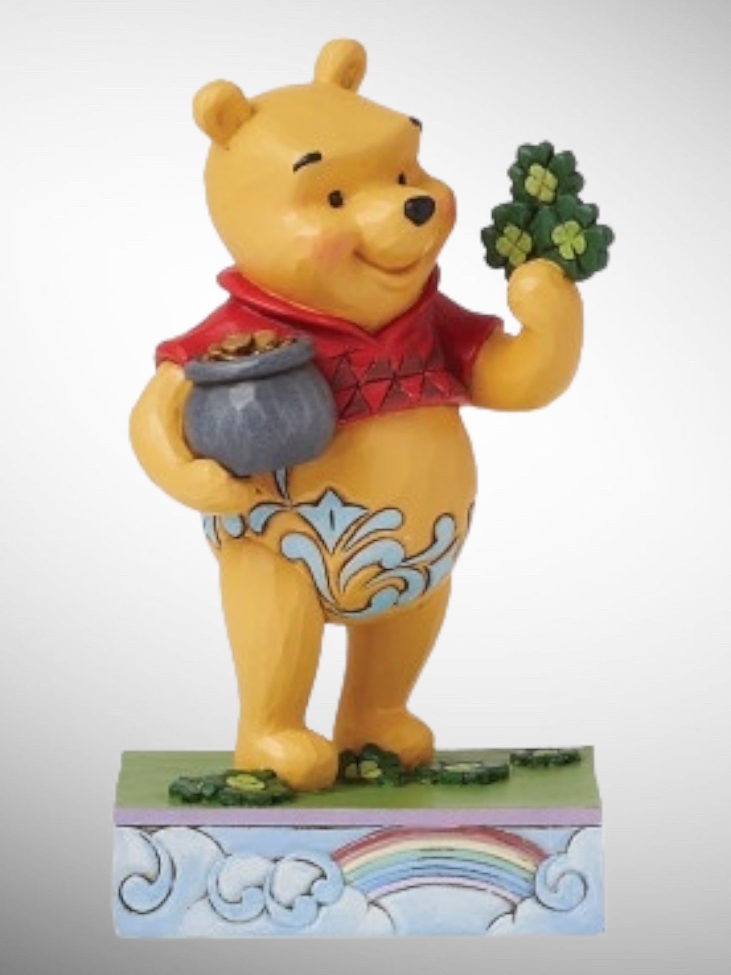 Jim Shore Disney Traditions - Lucky Ol' Bear Winnie the Pooh Figurine