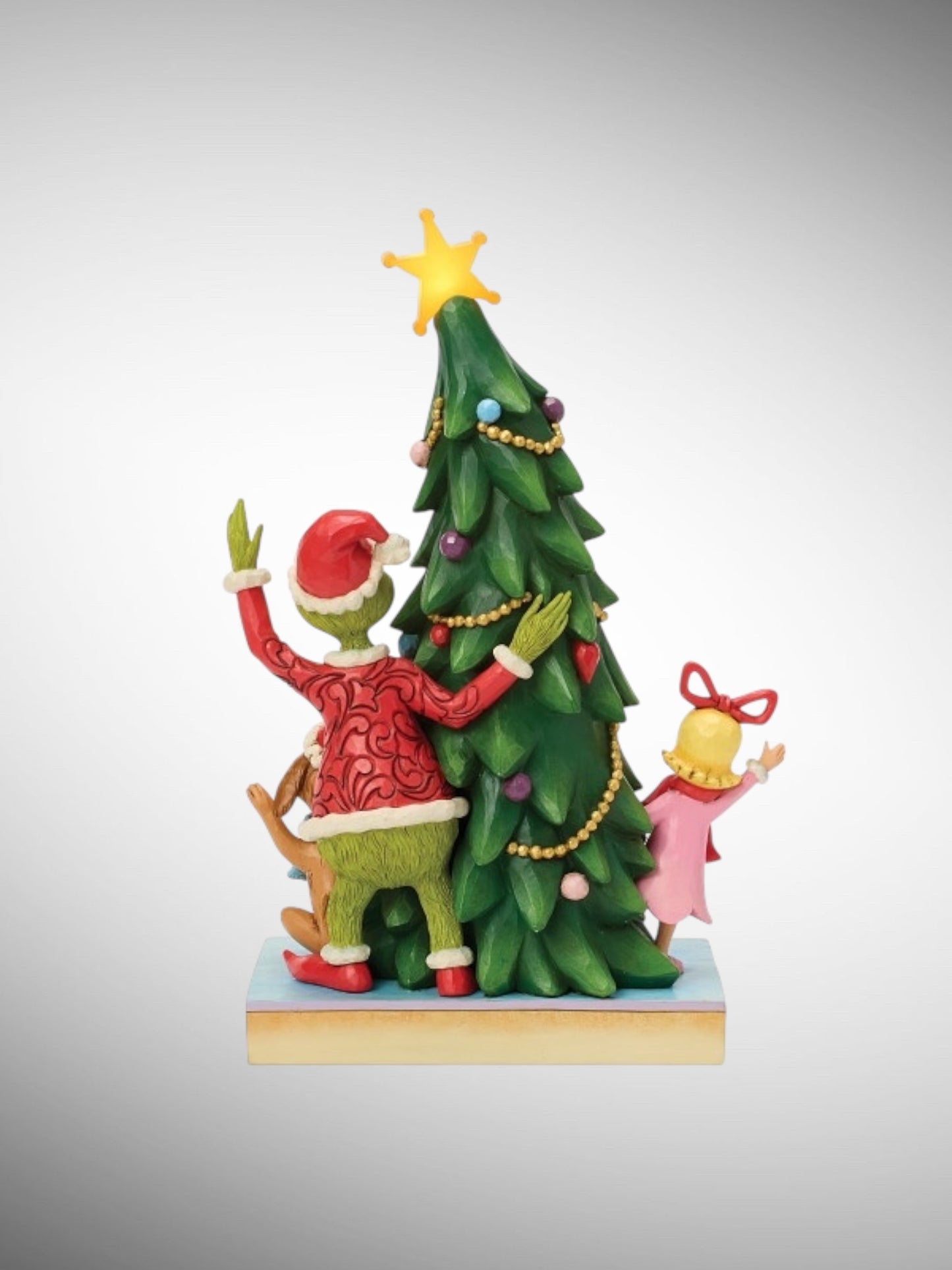 Jim Shore Dr. Seuss The Grinch - Grinch Cindy Max Christmas Tree Figurine - PREORDER