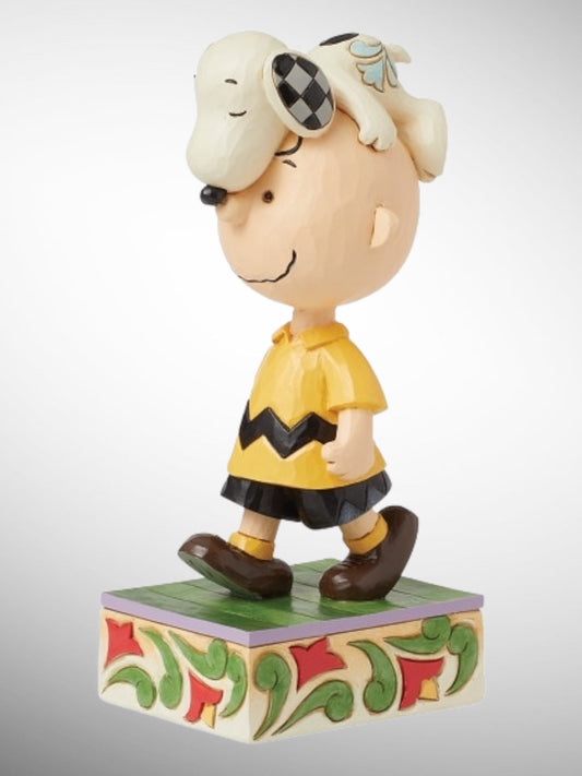 Jim Shore Peanuts - Head Honcho Snoopy Charlie Brown Figurine - PREORDER