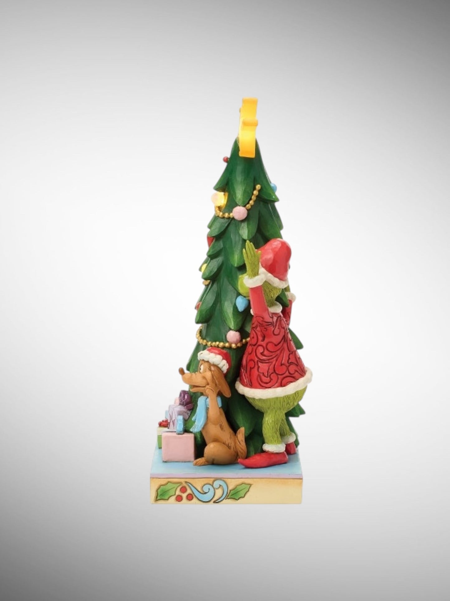 Jim Shore Dr. Seuss The Grinch - Grinch Cindy Max Christmas Tree Figurine - PREORDER