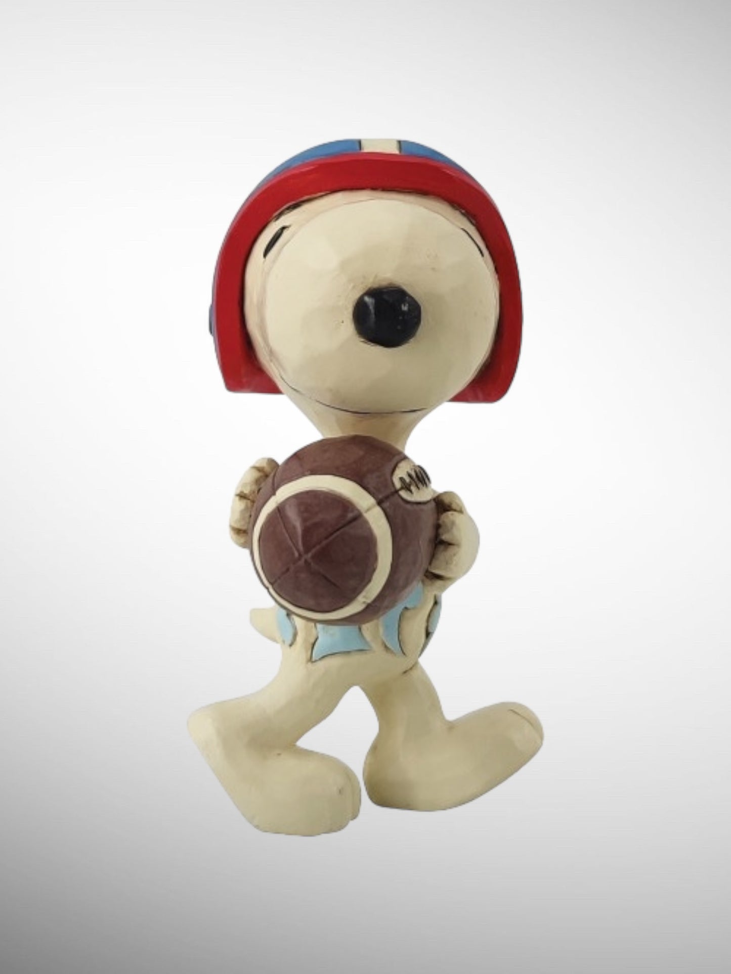 Jim Shore Peanuts - Snoopy Football Mini Figurine