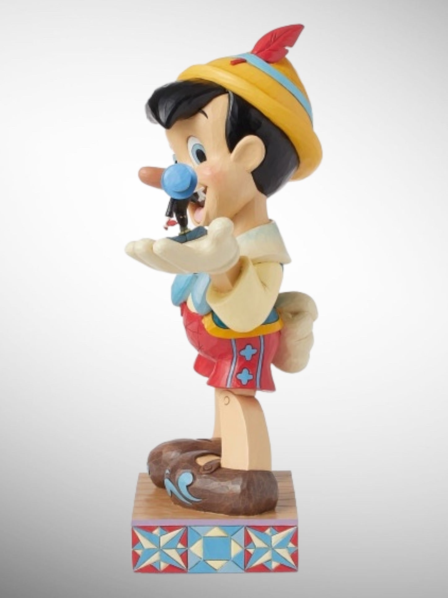 Jim Shore Disney Traditions - When Dreams Come to Life Pinocchio Jiminy Cricket Big Figurine - PREORDER