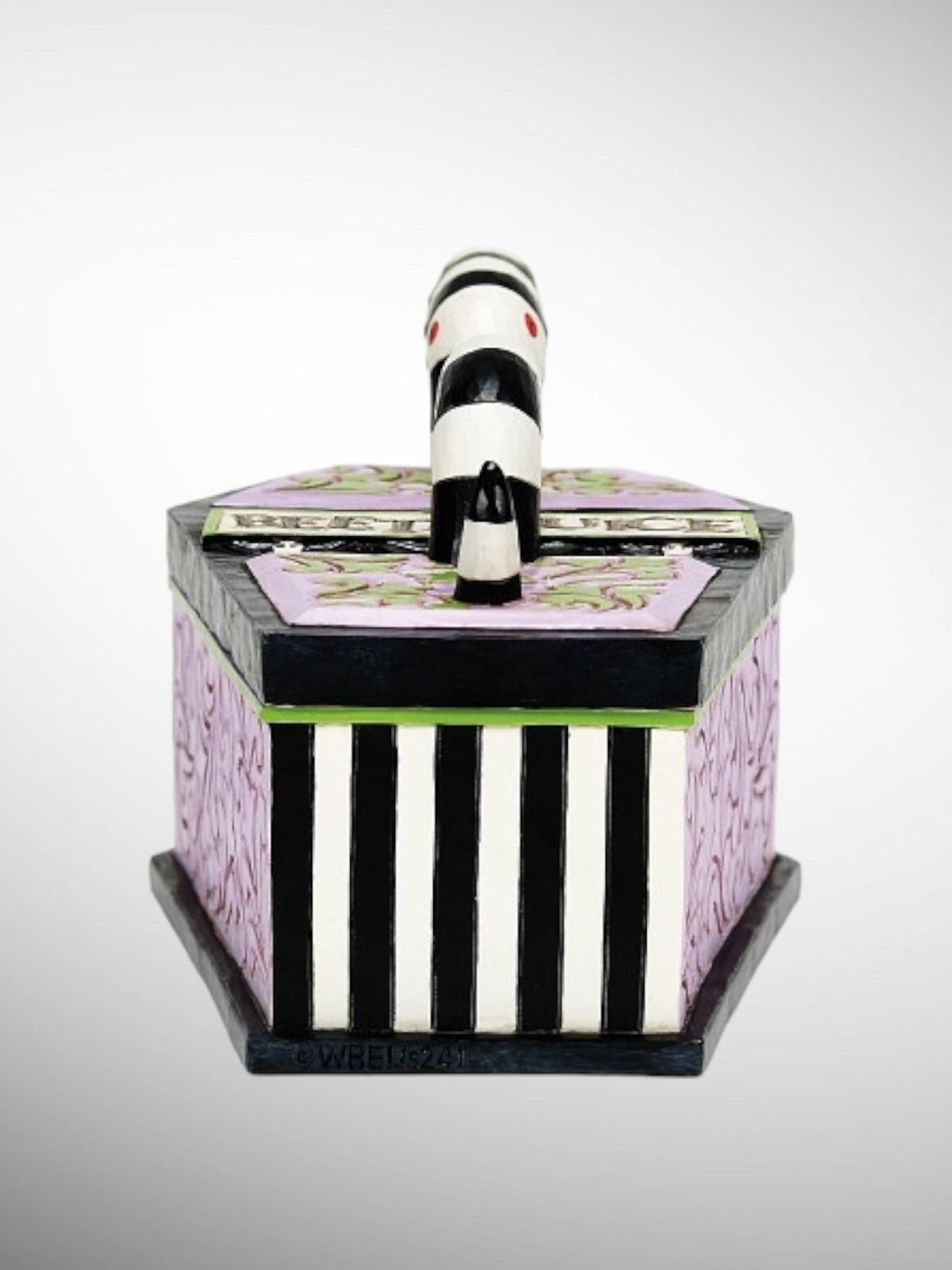 Jim Shore Beetlejuice - Beetlejuice Trinket Box Coffin Figurine - PREORDER