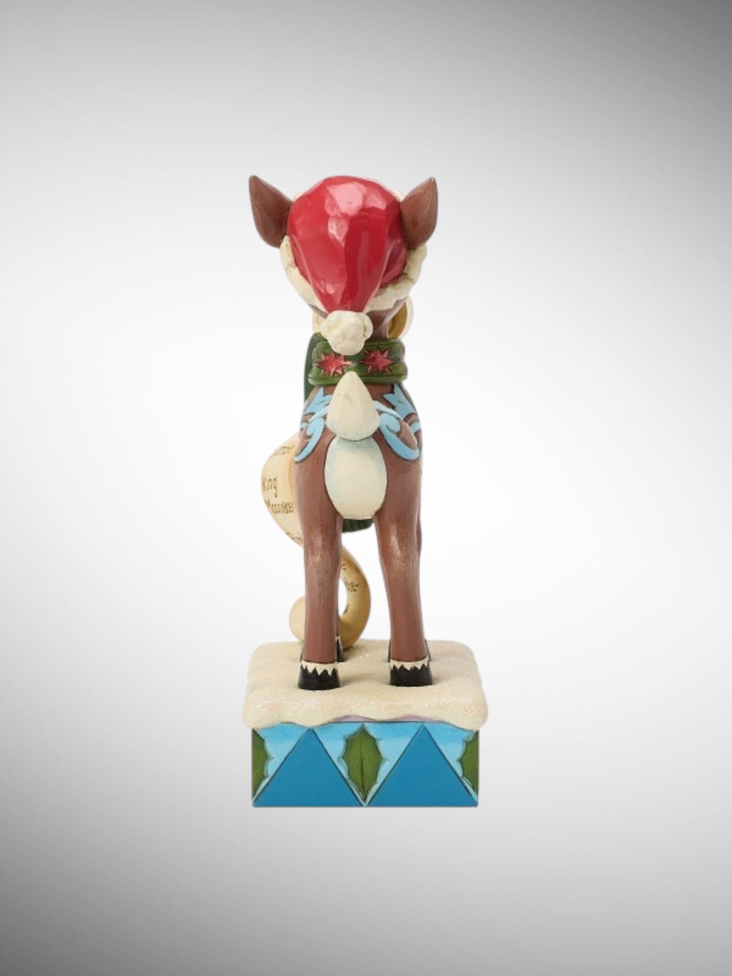 Jim Shore Rudolph Traditions - Rudolph with List in Mouth Figurine - PREORDER