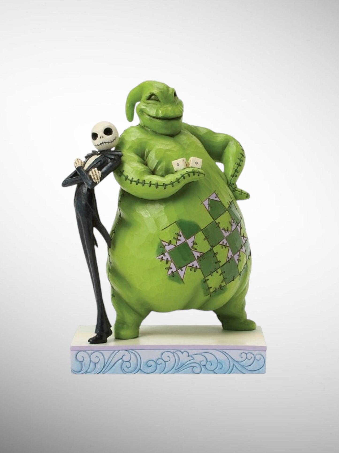 Jim Shore Disney Traditions - One More Roll Oogie Boogie Jack Skellington Nightmare Before Christmas Figurine - PREORDER